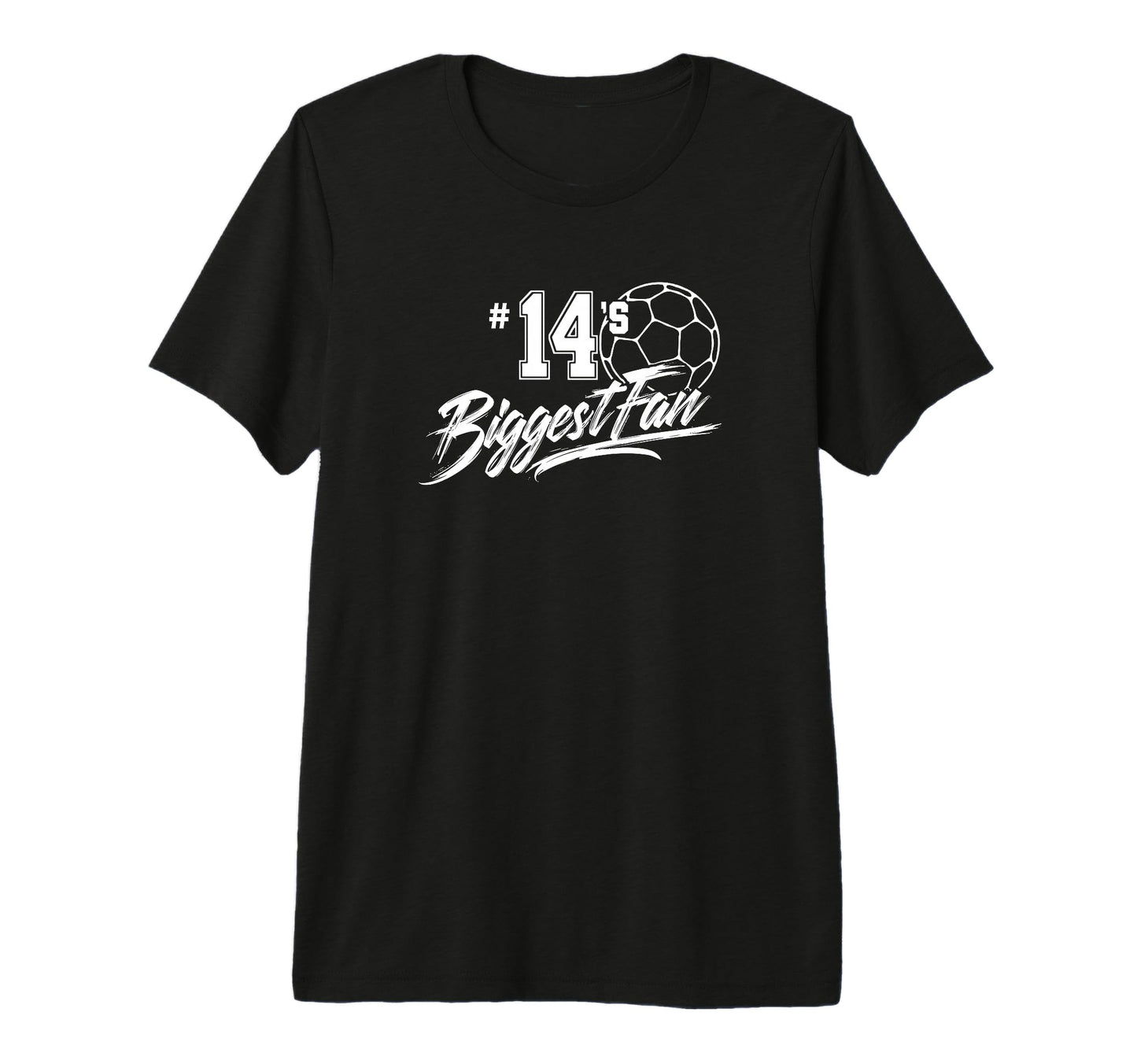 Number 14S Biggest Fan Soccer T-Shirt - Aesthetic Graphic for Adults - T-Shirt, Sweatshirt, Hoodie