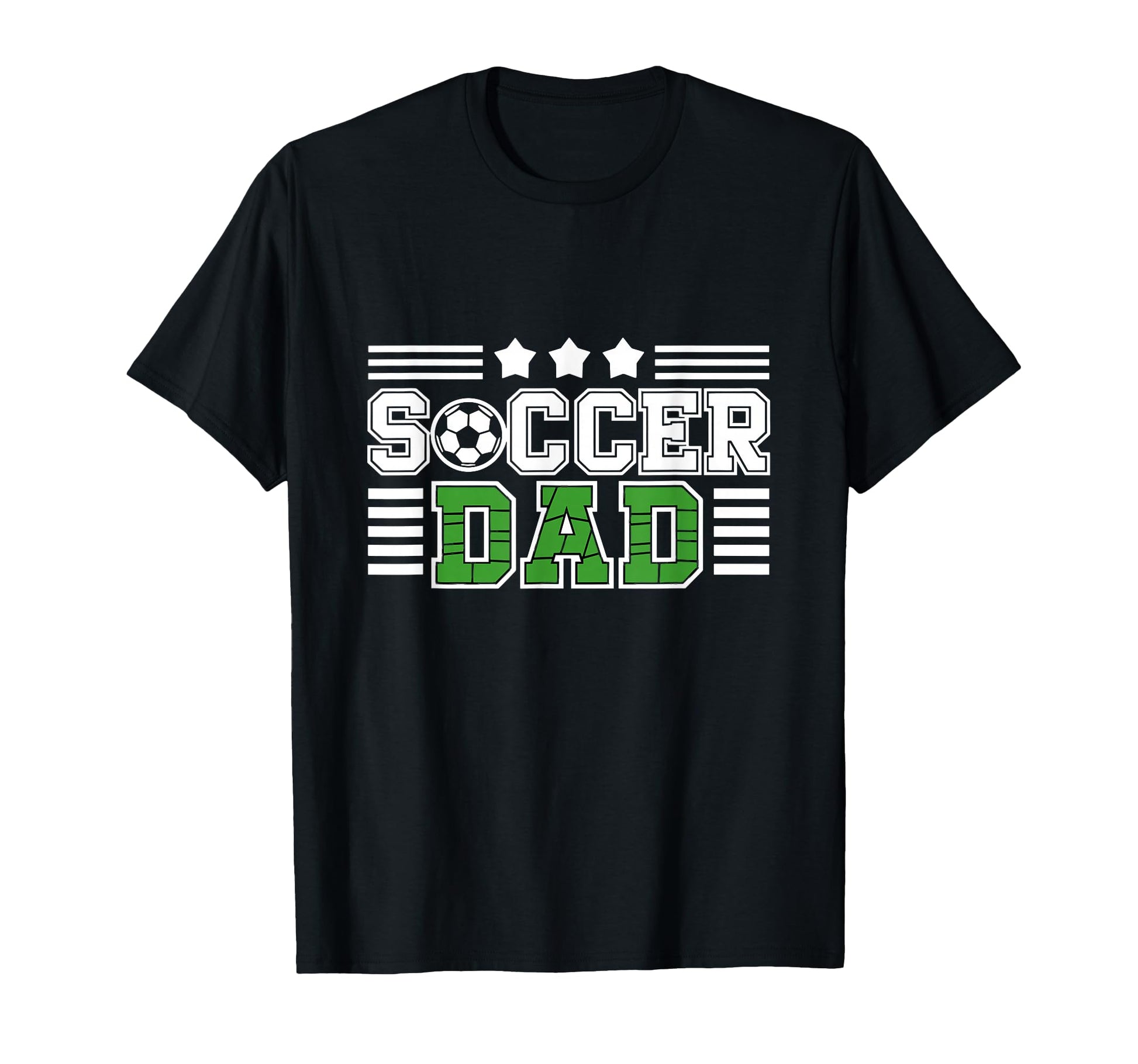 Proud Soccer Dad Stars T-Shirt - Unique Graphic Men Women - T-Shirt, Sweatshirt, Hoodie