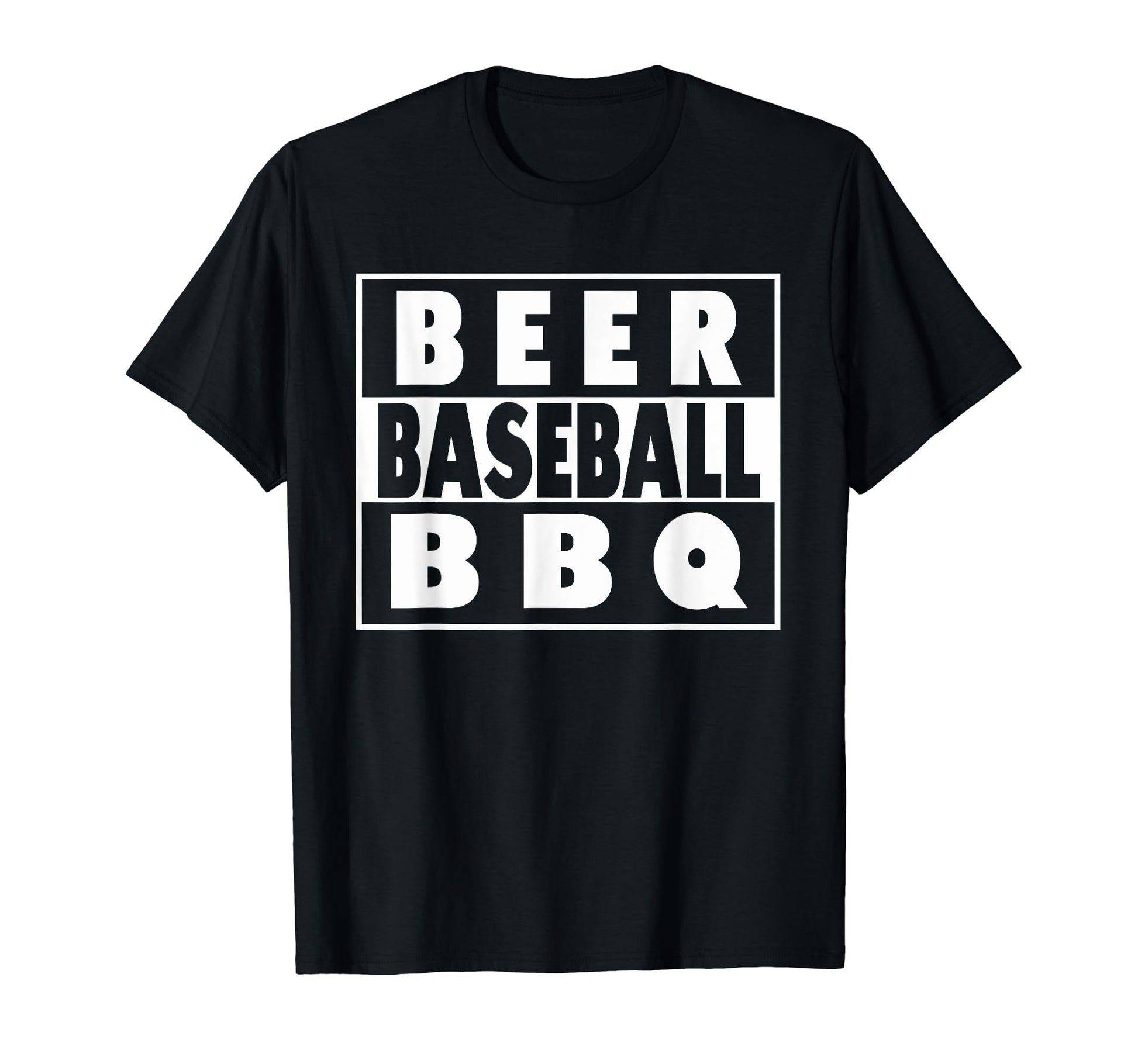 Beer Baseball Bbq Straight Outta T-Shirt - Casual Everyday Wear Unisex - T-Shirt, Sweatshirt, Hoodie