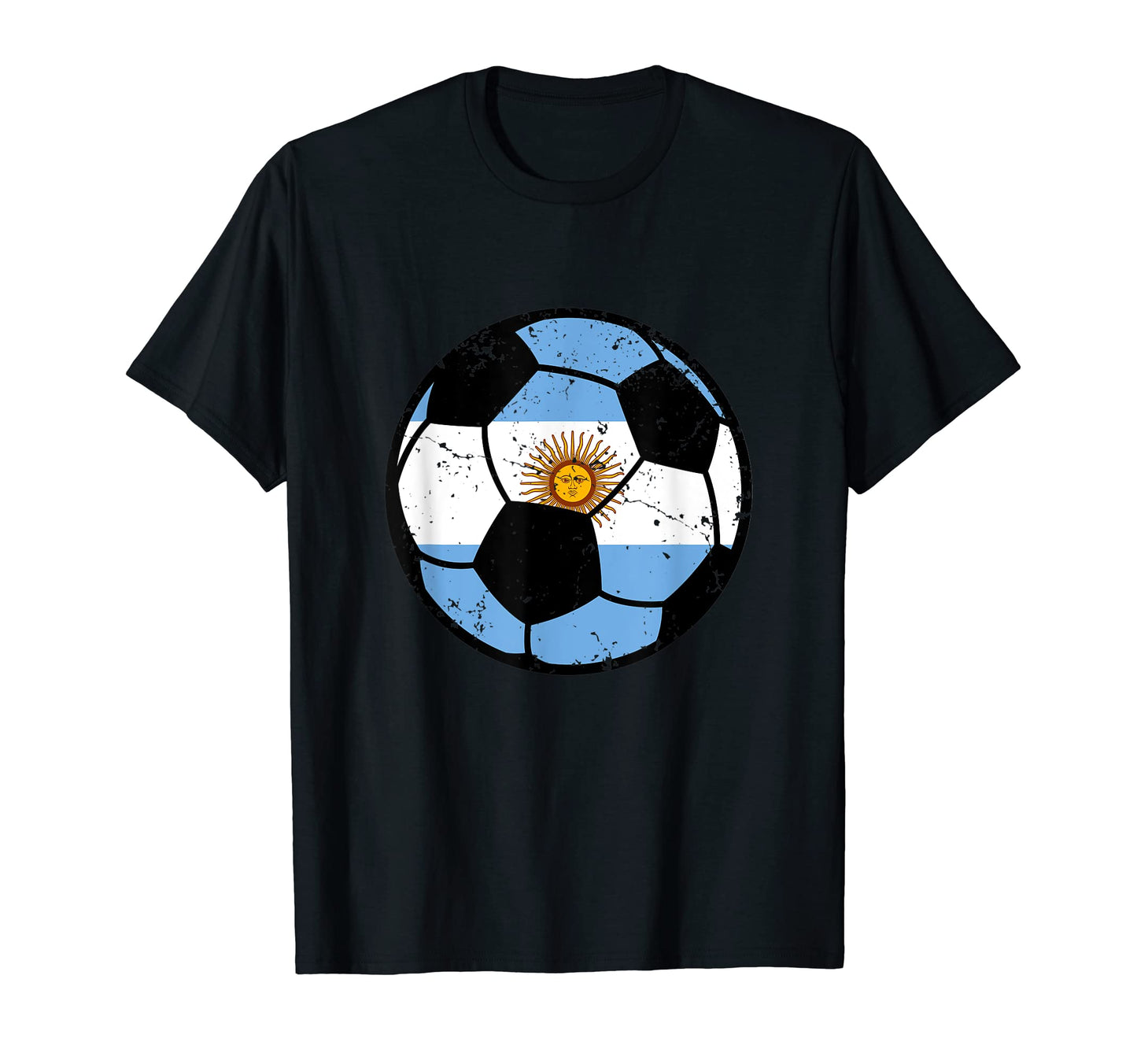Argentina Flag Soccer Fans T-Shirt - Casual Everyday Wear for Adults - T-Shirt, Sweatshirt, Hoodie