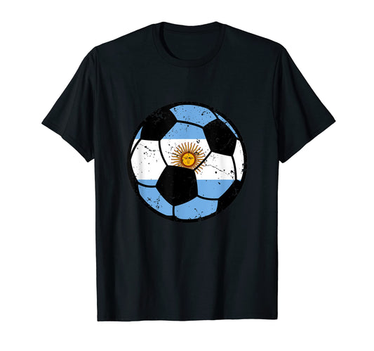 Argentina Flag Soccer Fans T-Shirt - Casual Everyday Wear for Adults - T-Shirt, Sweatshirt, Hoodie