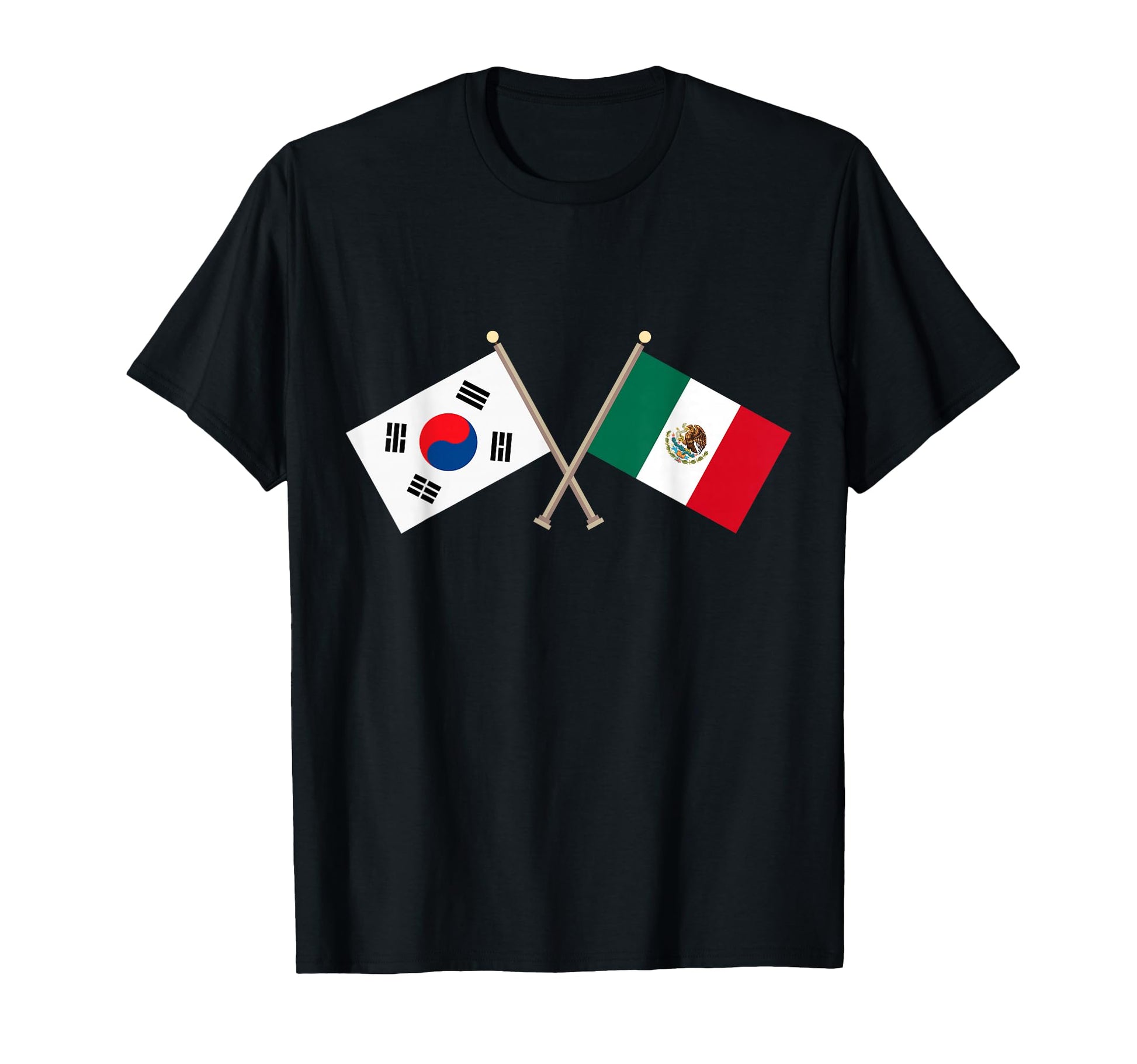 Mexico South Korea Football Soccer T-Shirt - Minimalist Print Men Women - T-Shirt, Sweatshirt, Hoodie