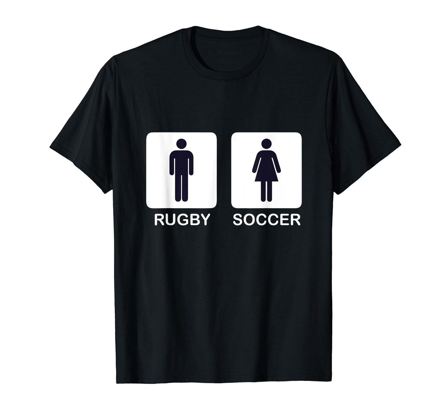 Rugby Rugby Is Soccer Is Ladies T-Shirt - Graphic Print Men Women - T-Shirt, Sweatshirt, Hoodie