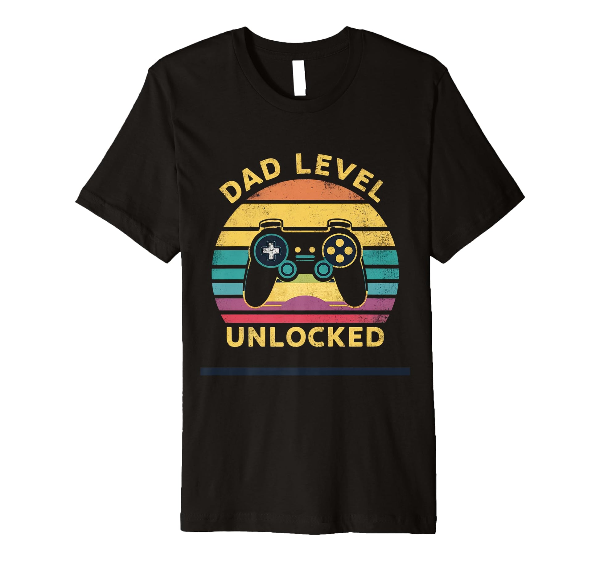 Dad Level Unlocked Gamer Dad T-Shirt - Minimalist Print for Adults - T-Shirt, Sweatshirt, Hoodie