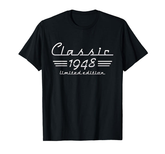 78 Year Old Gift 1948 78Th Birthday T-Shirt - Graphic Print Men Women - T-Shirt, Sweatshirt, Hoodie