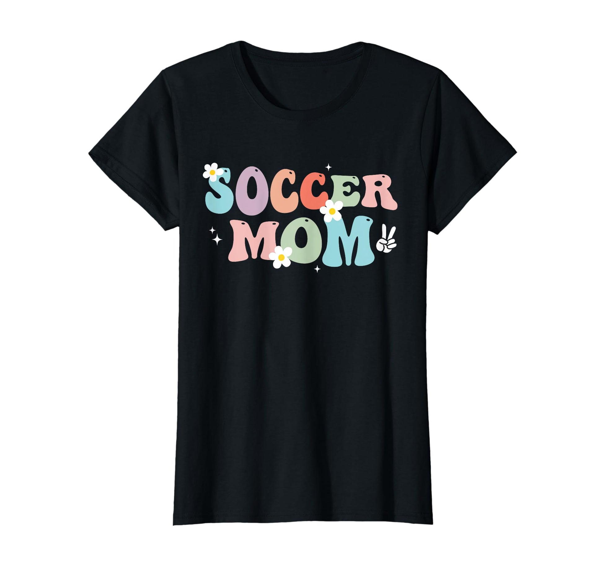 Groovy Soccer Mom Soccer Mama Mom T-Shirt - Aesthetic Graphic for Adults - T-Shirt, Sweatshirt, Hoodie
