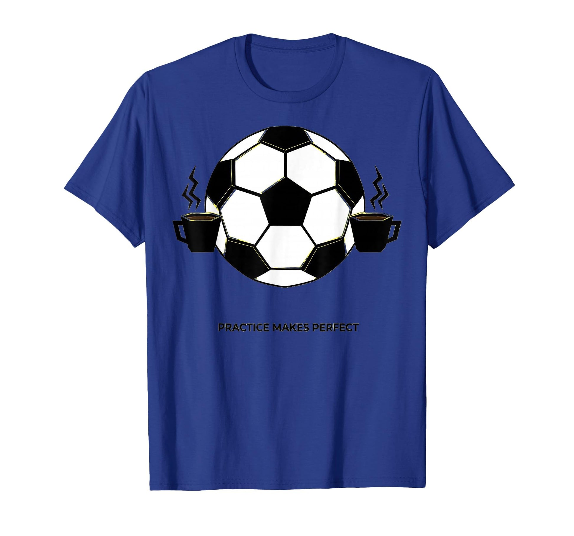 Practice Makes Soccer Mom T-Shirt - Graphic Print for Adults - T-Shirt, Sweatshirt, Hoodie