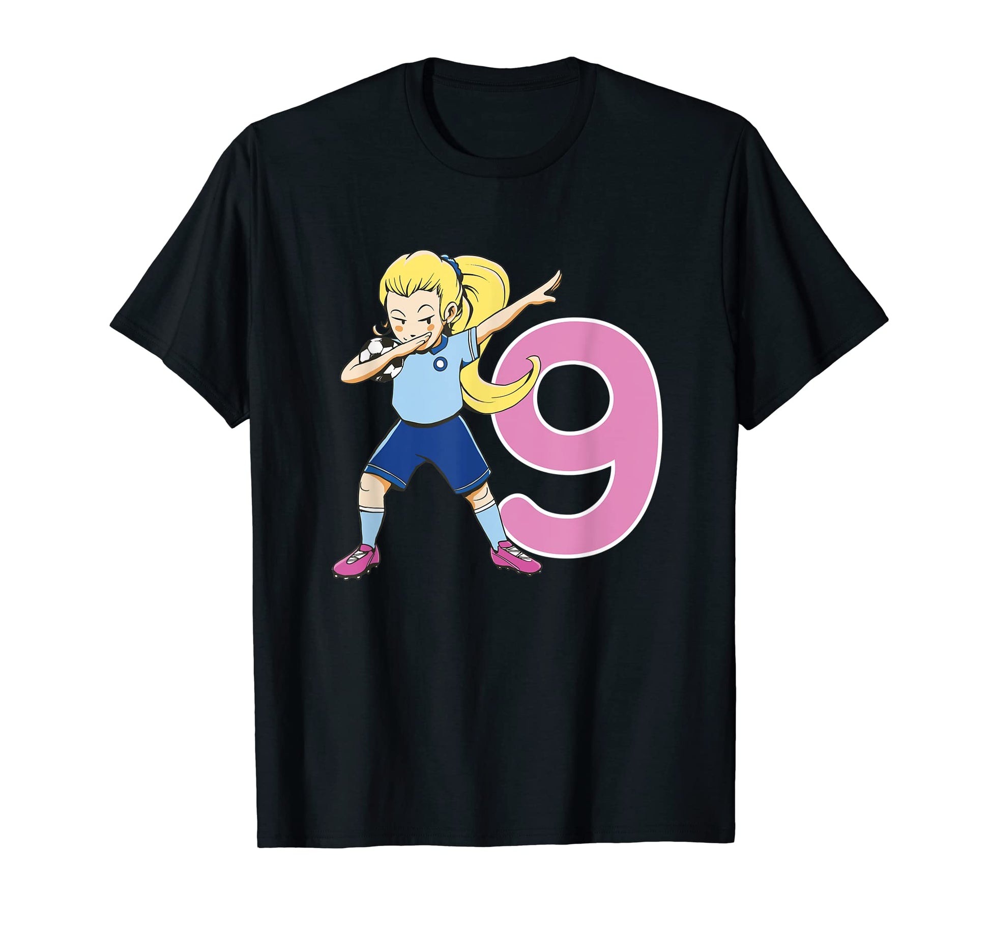 Soccer Im 9 Years Childs Birthday T-Shirt - Trendy Graphic Unisex - T-Shirt, Sweatshirt, Hoodie