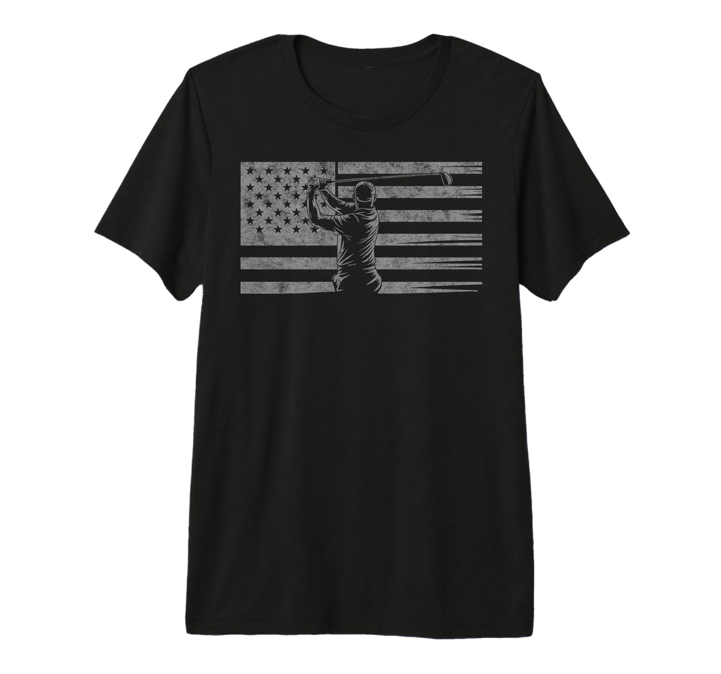 Us Flag Golf Golfer Golfing Dad Retirement T-Shirt - Unique Graphic Unisex - T-Shirt, Sweatshirt, Hoodie