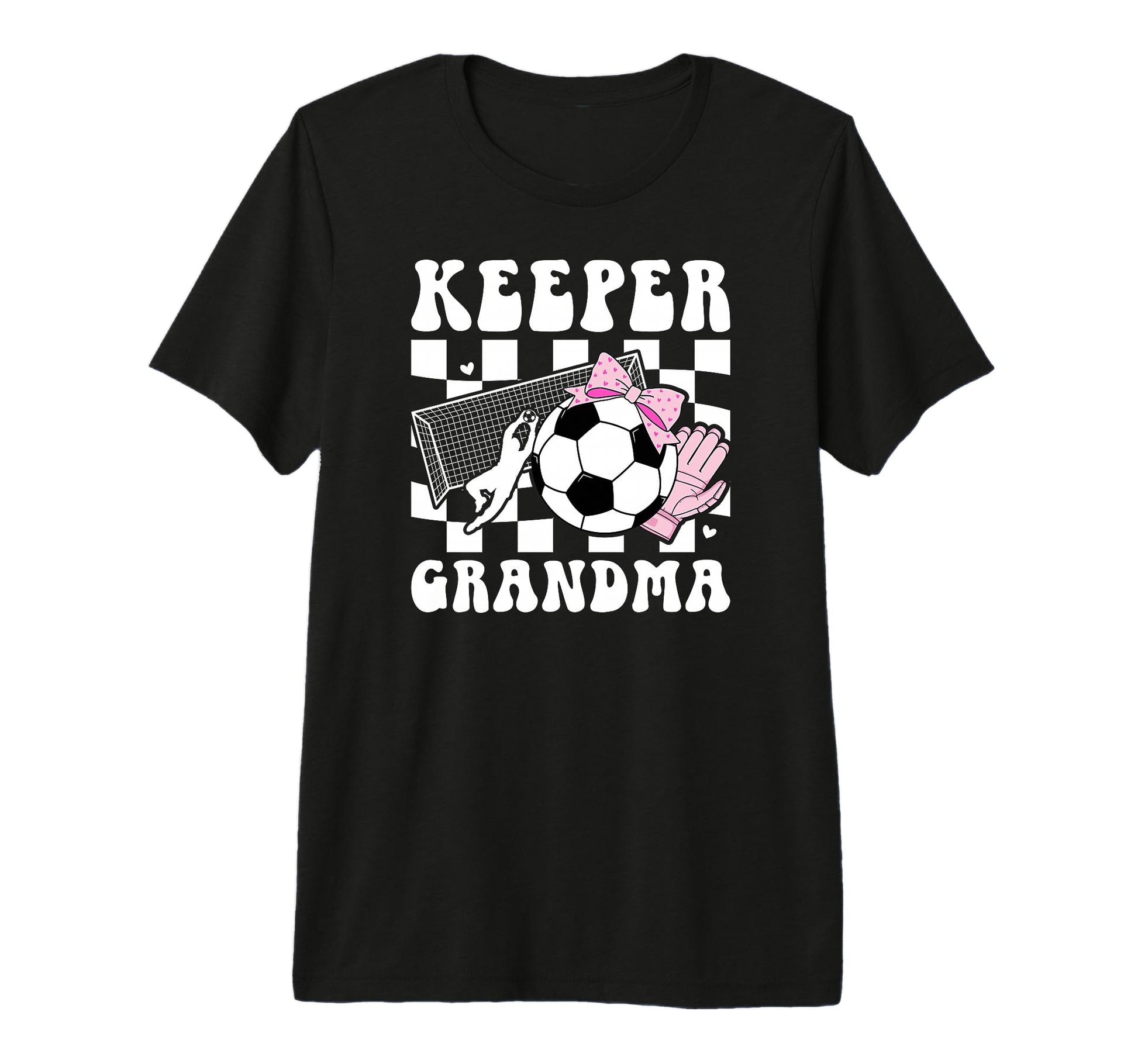 Groovy Soccer Keeper Grandma Soccer T-Shirt - Fun Novelty Design Unisex - T-Shirt, Sweatshirt, Hoodie