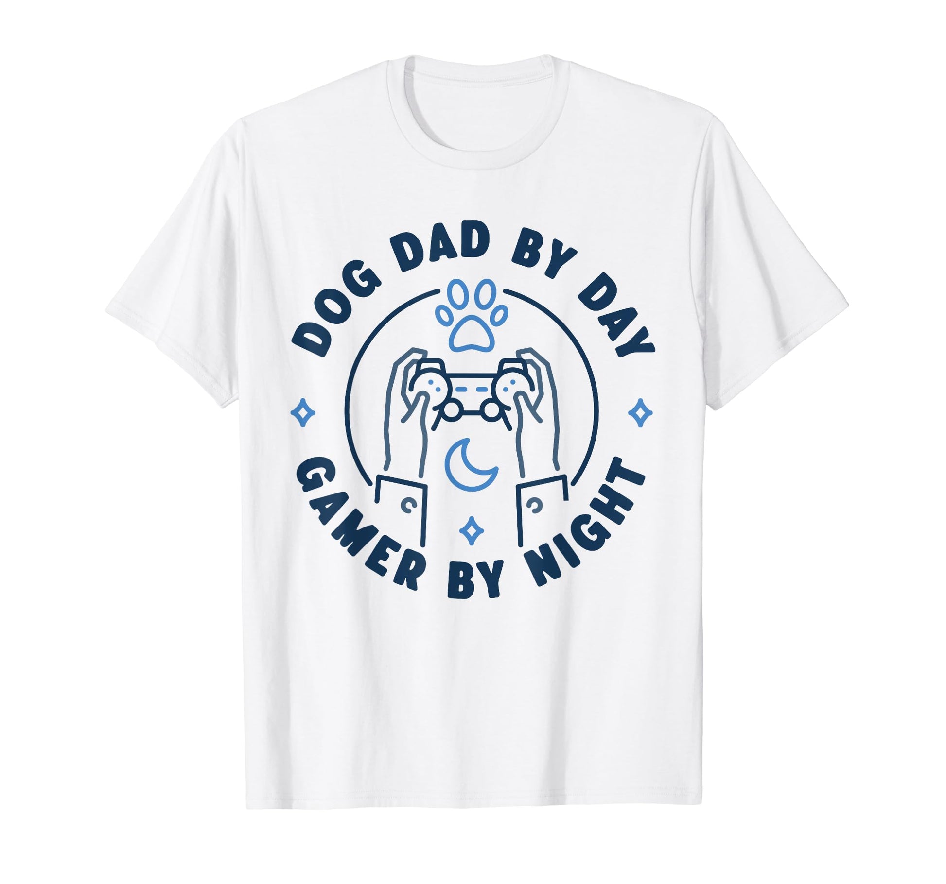 Fathers Day Dog Dad Day Gamer Night T-Shirt - Streetwear Style for Adults - T-Shirt, Sweatshirt, Hoodie