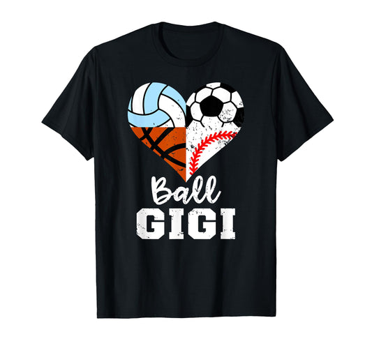 Ball Gigi Soccer Baseball Volleyball T-Shirt - Unique Graphic Unisex - T-Shirt, Sweatshirt, Hoodie