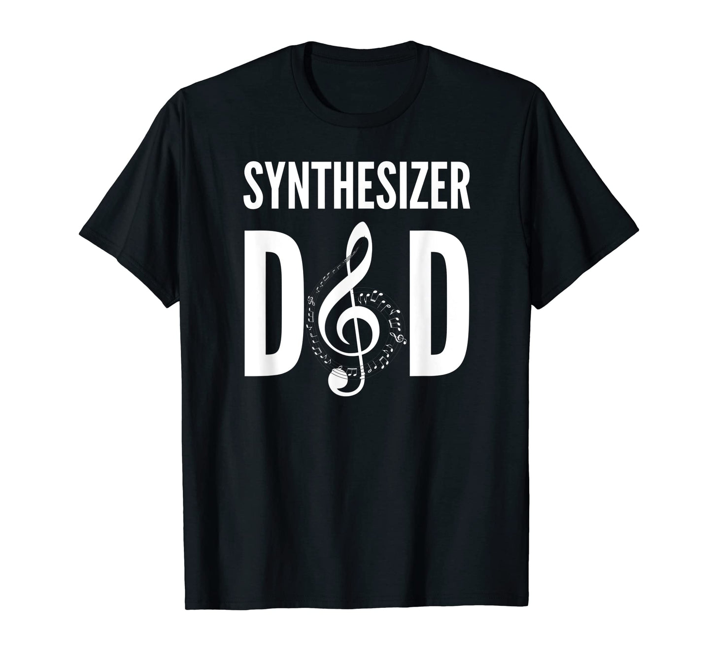 Mens Synthesizer Dad Music Treble T-Shirt - Casual Everyday Wear Men Women - T-Shirt, Sweatshirt, Hoodie