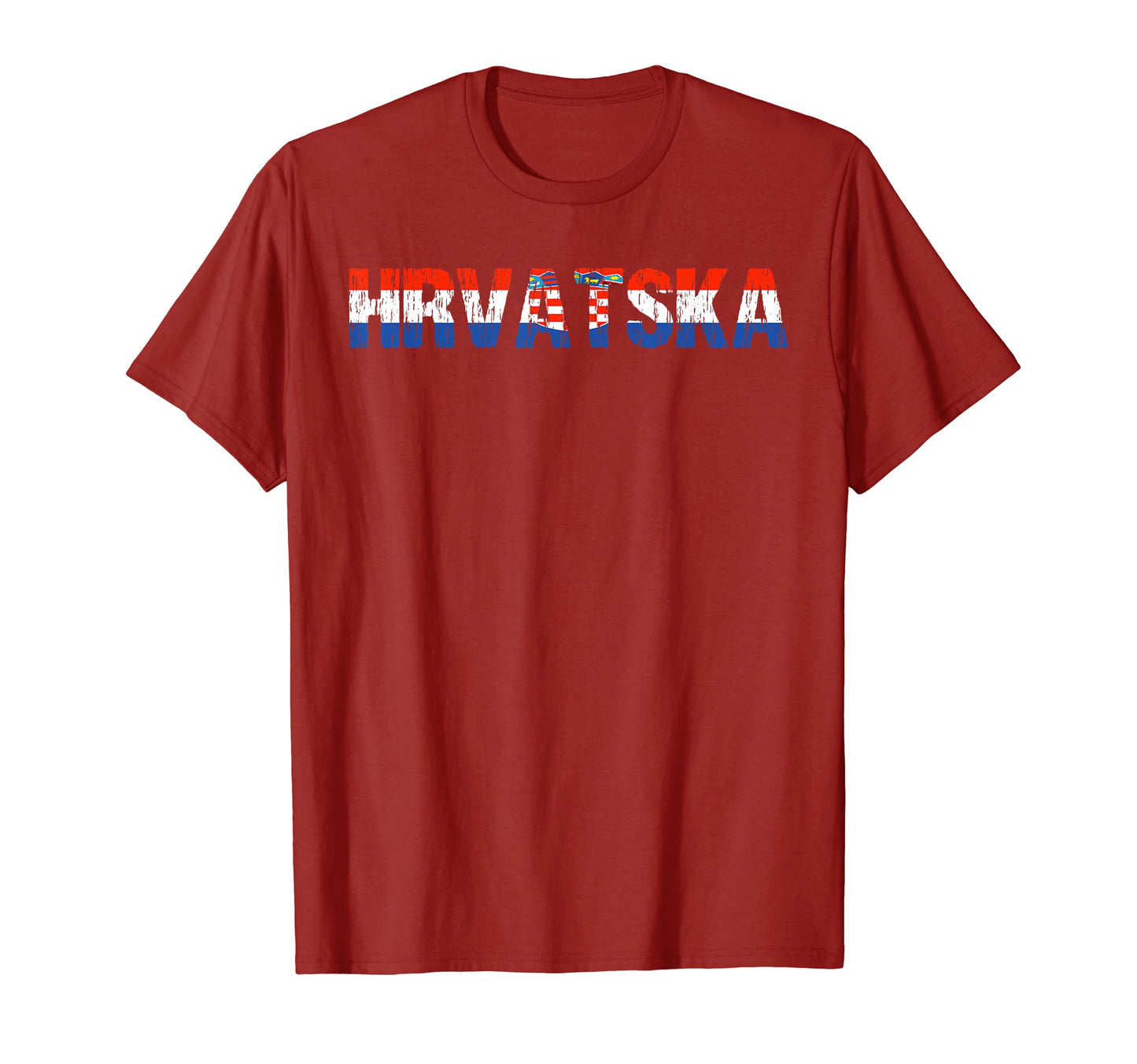 Hrvatska Croatia Soccer Flag Croatian T-Shirt - Trendy Graphic for Adults - T-Shirt, Sweatshirt, Hoodie