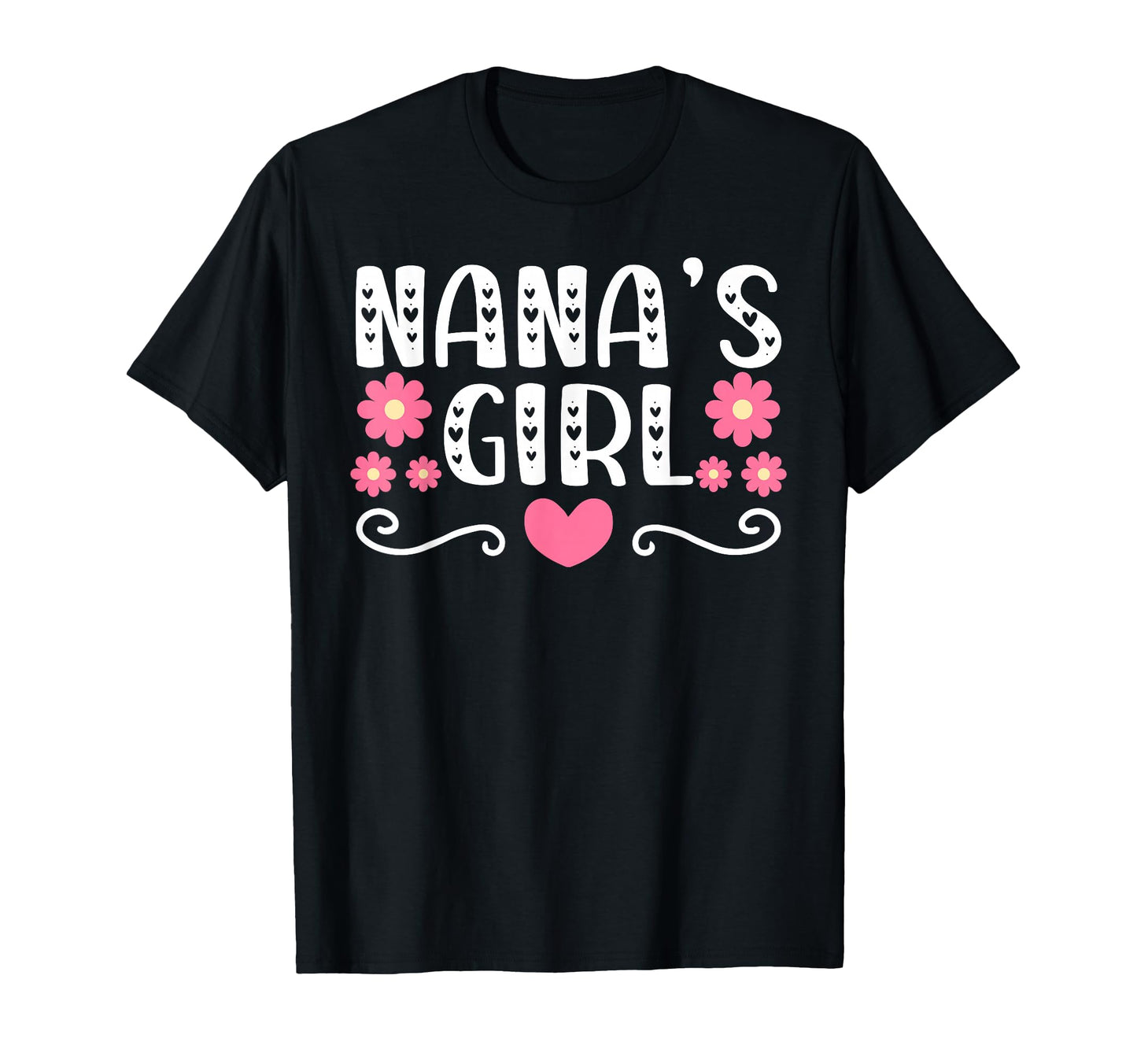 Nanas Heart From Nana To Granddaughter T-Shirt - Aesthetic Graphic Unisex - T-Shirt, Sweatshirt, Hoodie