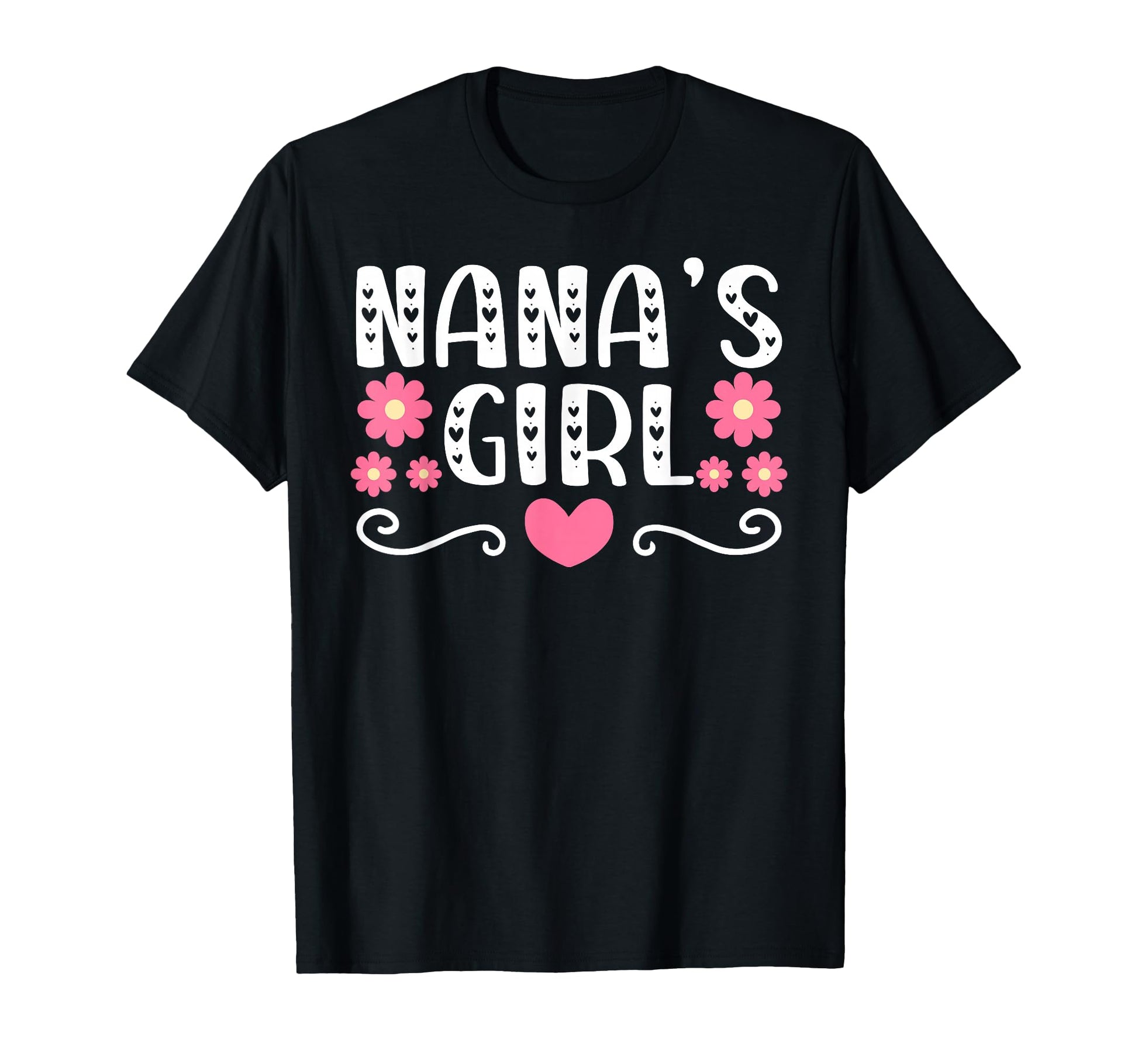 Nanas Heart From Nana To Granddaughter T-Shirt - Aesthetic Graphic Unisex - T-Shirt, Sweatshirt, Hoodie