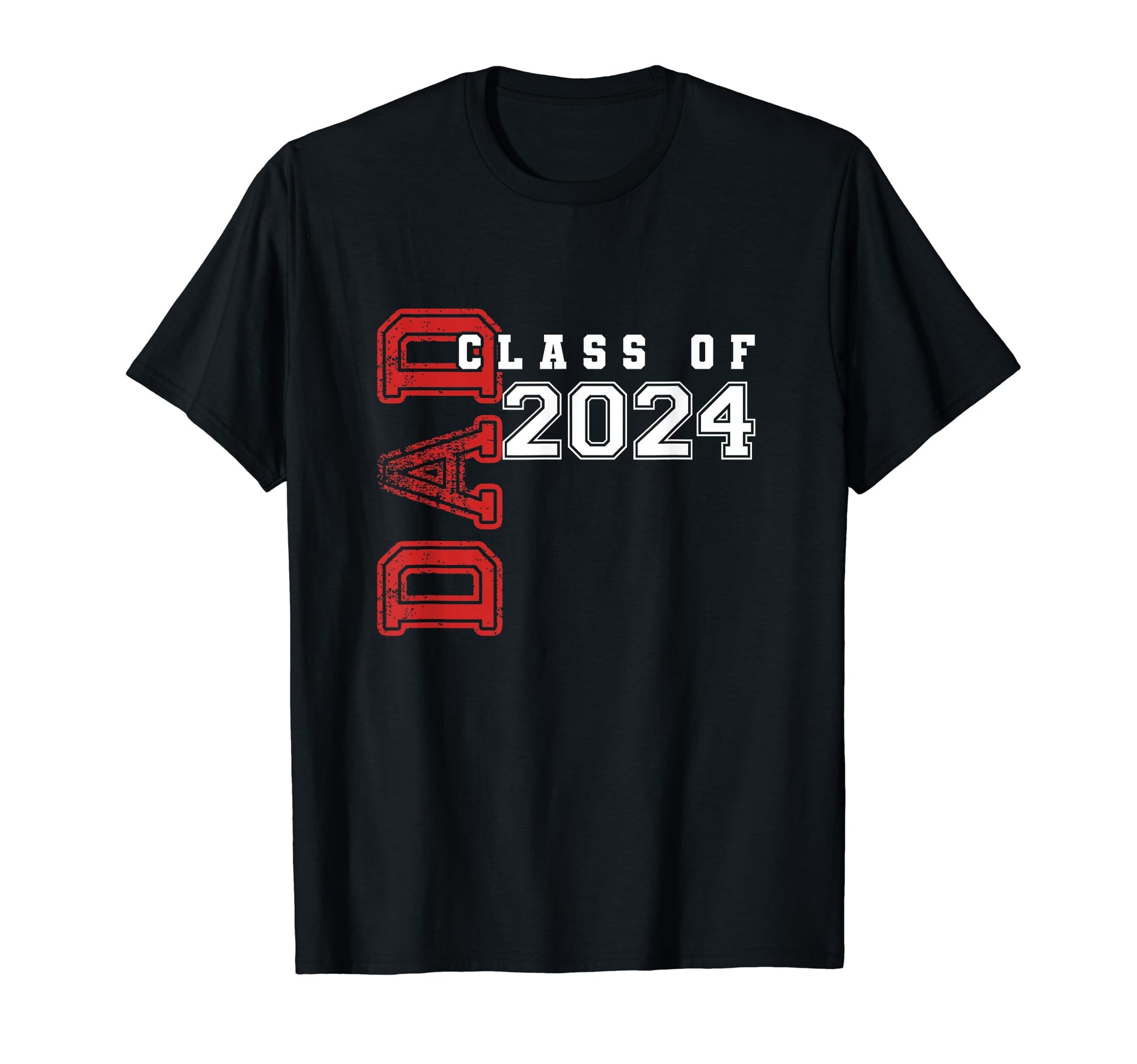 Dad Senior 2024 Proud Dad Class T-Shirt - Fun Novelty Design for Adults - T-Shirt, Sweatshirt, Hoodie