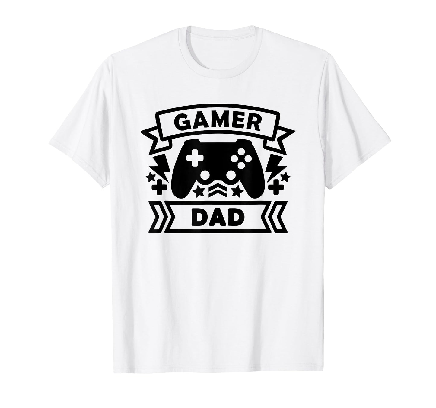 Gamer Dad Video Game Controller T-Shirt - Custom Art Print for Adults - T-Shirt, Sweatshirt, Hoodie