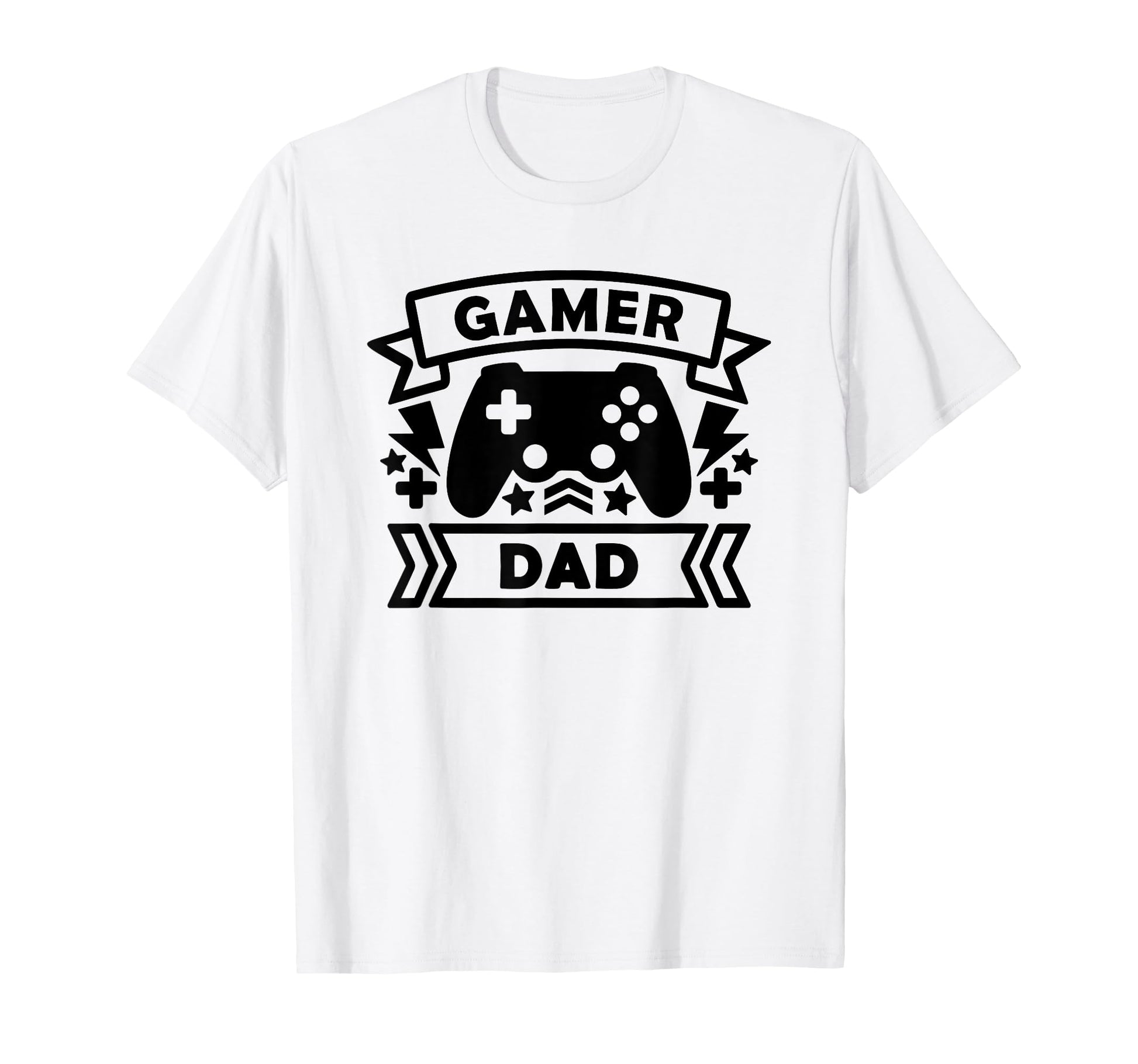 Gamer Dad Video Game Controller T-Shirt - Custom Art Print for Adults - T-Shirt, Sweatshirt, Hoodie