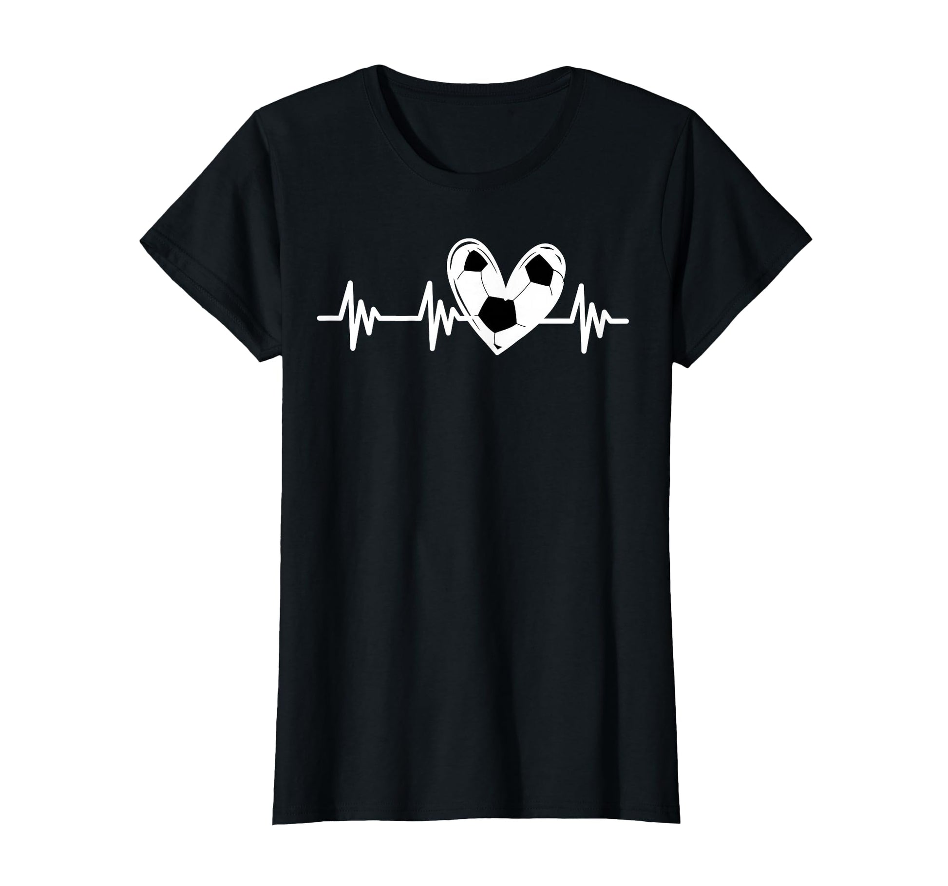 Heartbeat Soccer Lover Tween Teen Sports T-Shirt - Novelty Apparel Unisex - T-Shirt, Sweatshirt, Hoodie