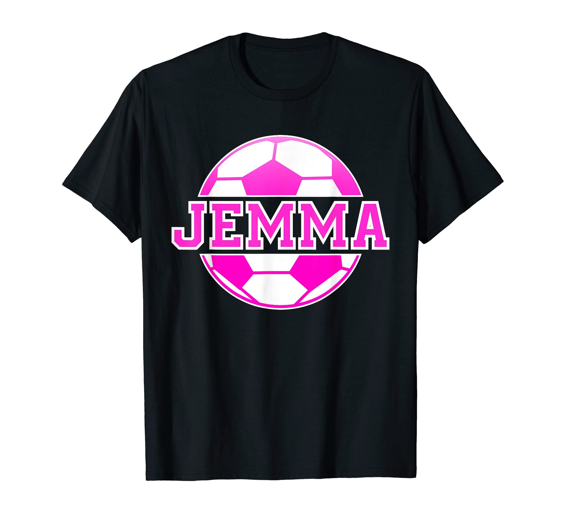 Jemma Name Soccer Play Football Sports T-Shirt - Novelty Apparel Men Women - T-Shirt, Sweatshirt, Hoodie