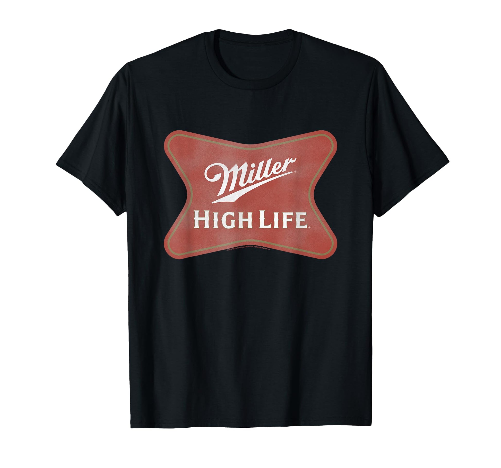 Miller High Life Faded Logo T-Shirt - Casual Everyday Wear Men Women - T-Shirt, Sweatshirt, Hoodie