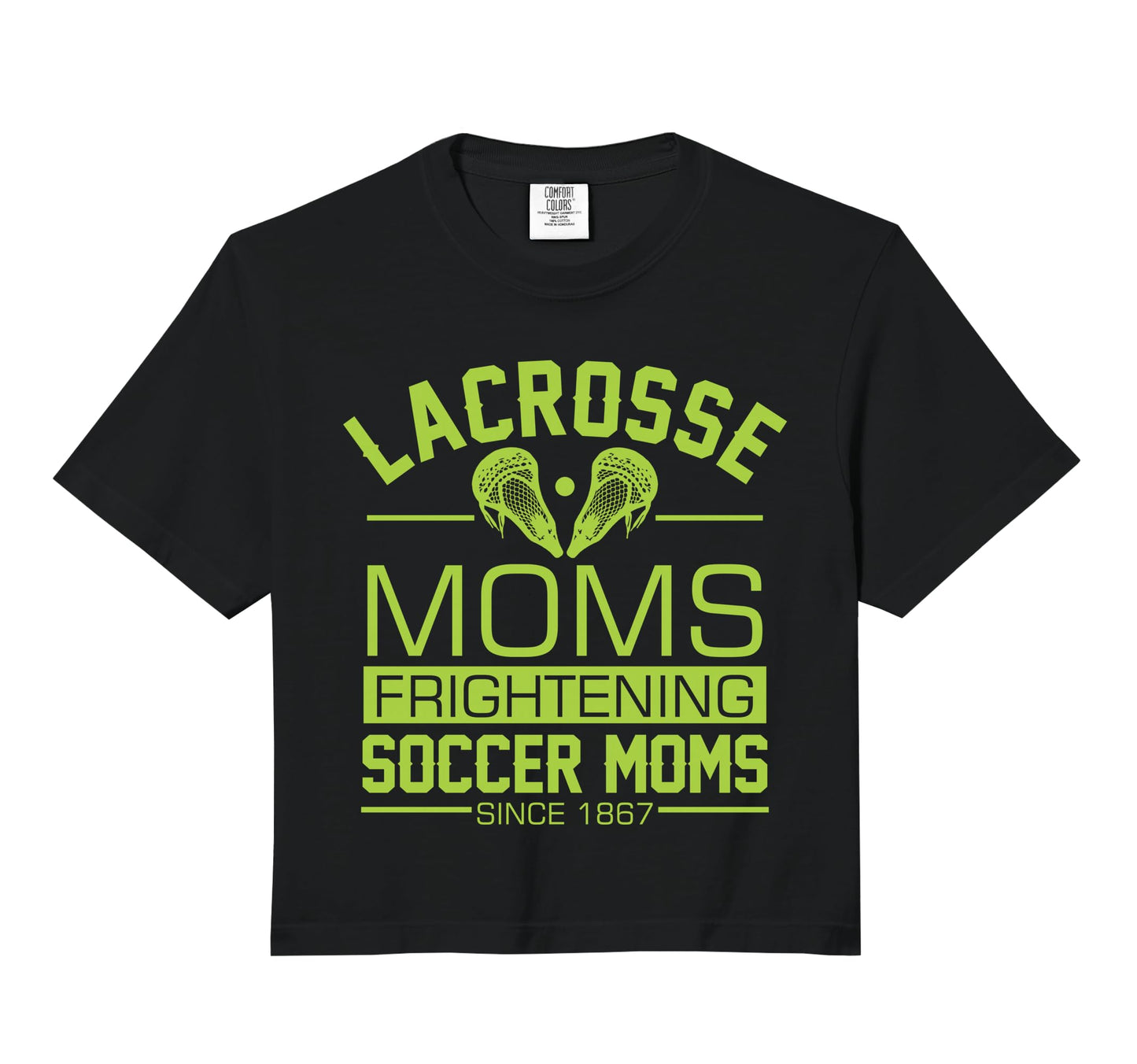 Lacrosse Moms Frightening Soccer Hoodie - Aesthetic Graphic for Adults - T-Shirt, Sweatshirt, Hoodie