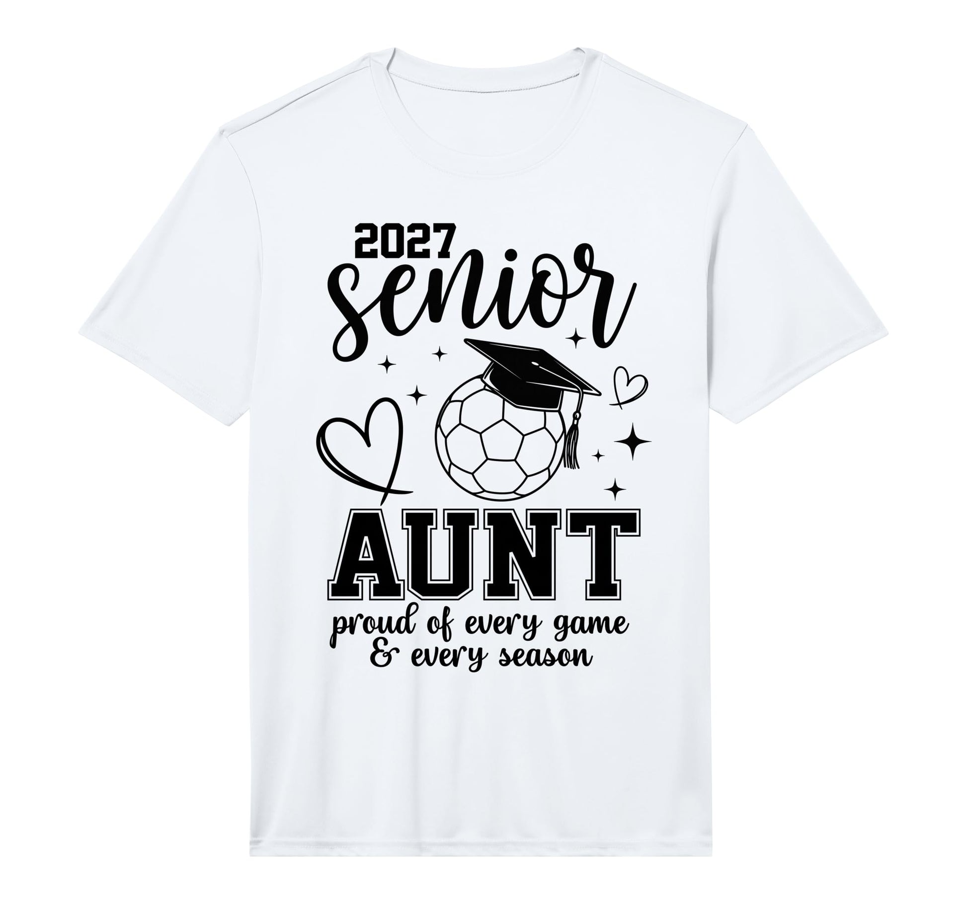 2027 Senior Soccer Aunt Proud Family T-Shirt - Streetwear Style for Adults - T-Shirt, Sweatshirt, Hoodie