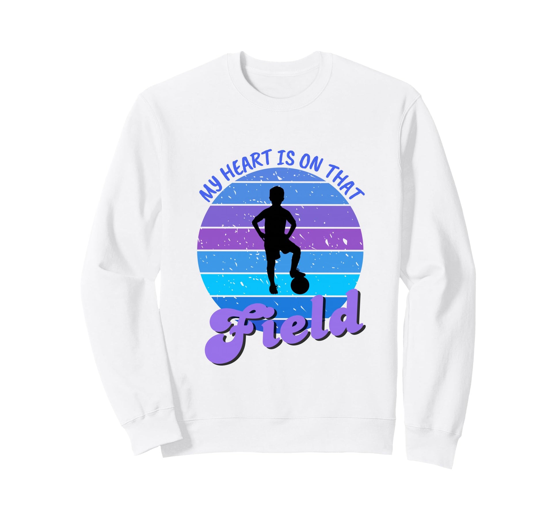 Soccer Mom My Heart Is That Sweatshirt - Casual Everyday Wear for Adults - T-Shirt, Sweatshirt, Hoodie