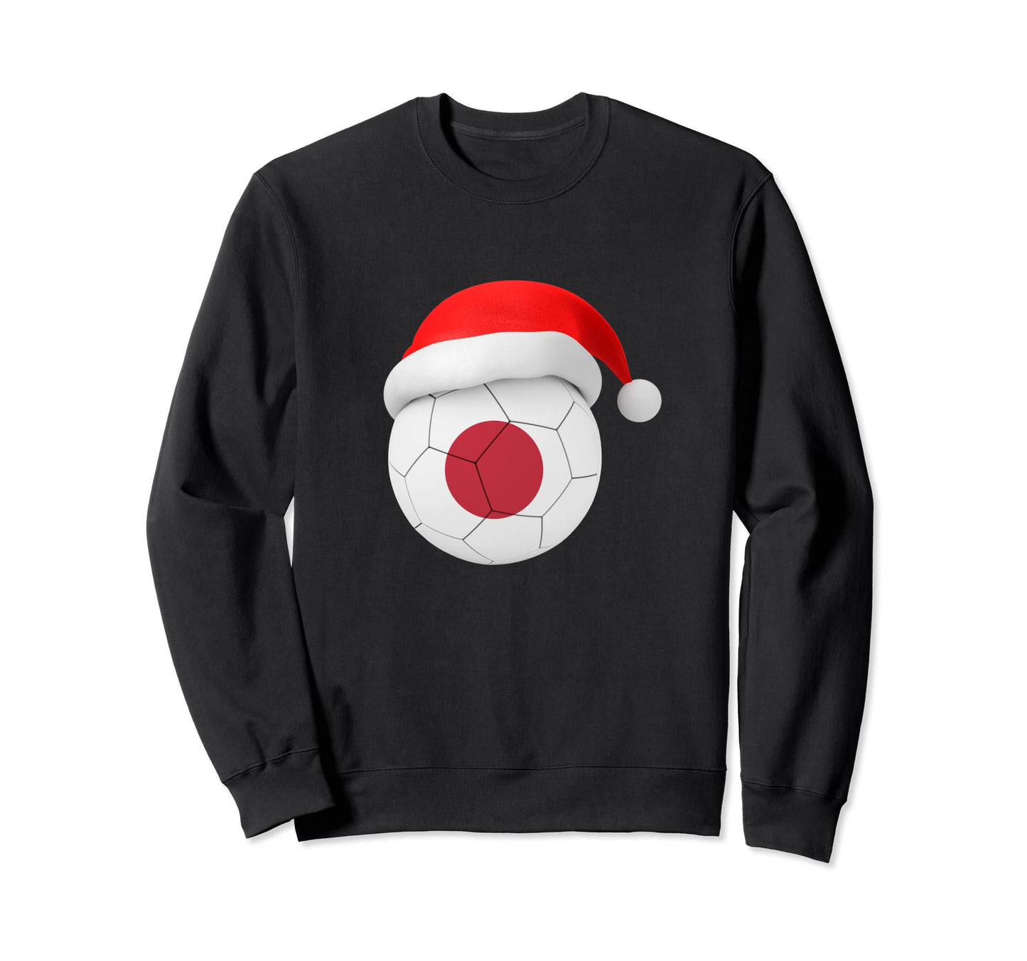 Japan Soccer Santa Hat Japanese Sweatshirt - Streetwear Style for Adults - T-Shirt, Sweatshirt, Hoodie