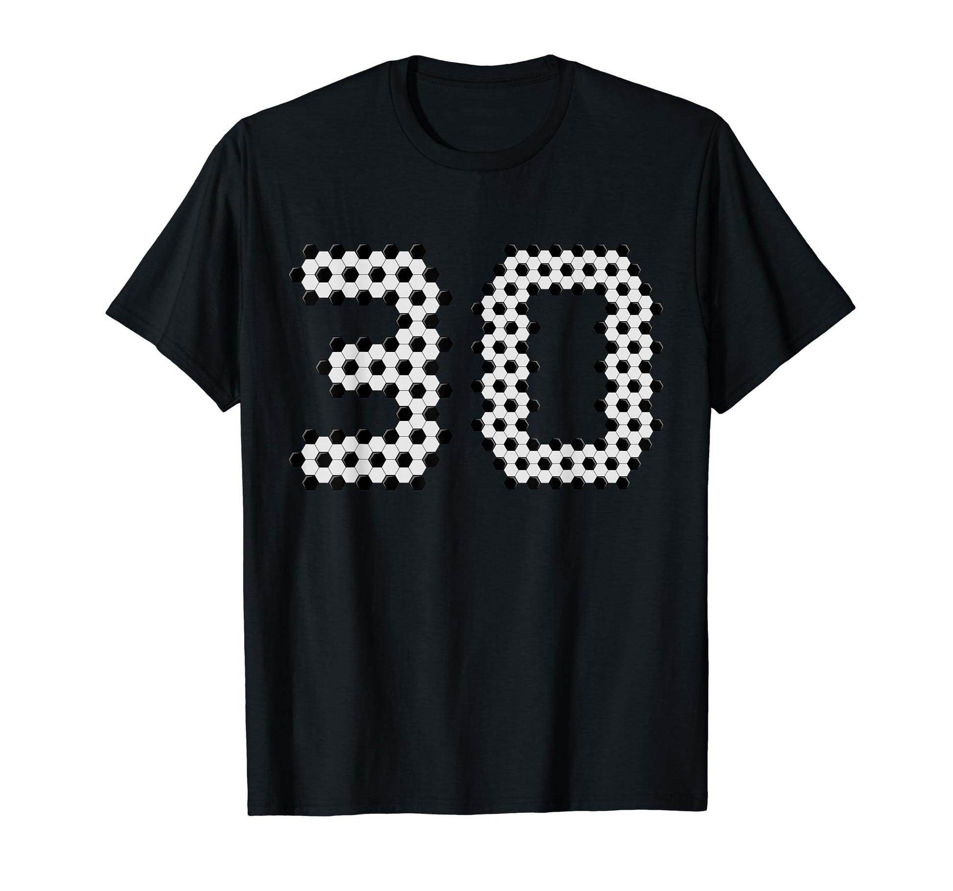 Fun 30Th Birthday Soccer Themed T-Shirt - Casual Everyday Wear Men Women - T-Shirt, Sweatshirt, Hoodie