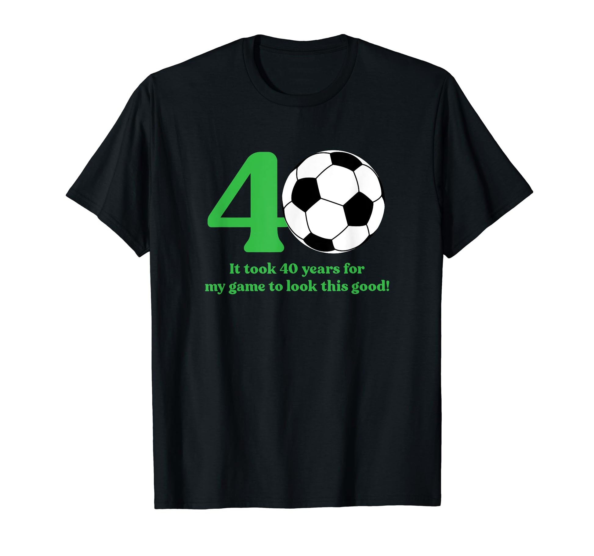 40 Year Old Soccer Player 40Th T-Shirt - Minimalist Print Men Women - T-Shirt, Sweatshirt, Hoodie