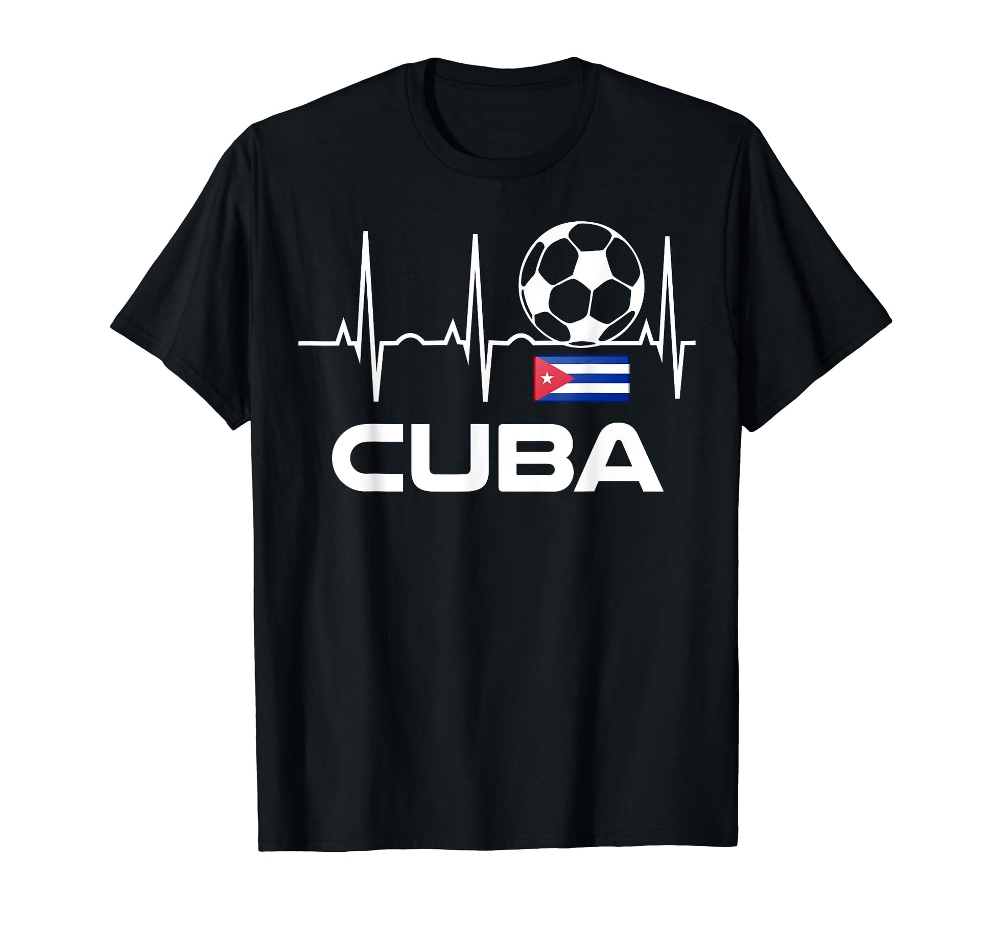 Cuba Soccer Jersey Cuban Football T-Shirt - Aesthetic Graphic for Adults - T-Shirt, Sweatshirt, Hoodie