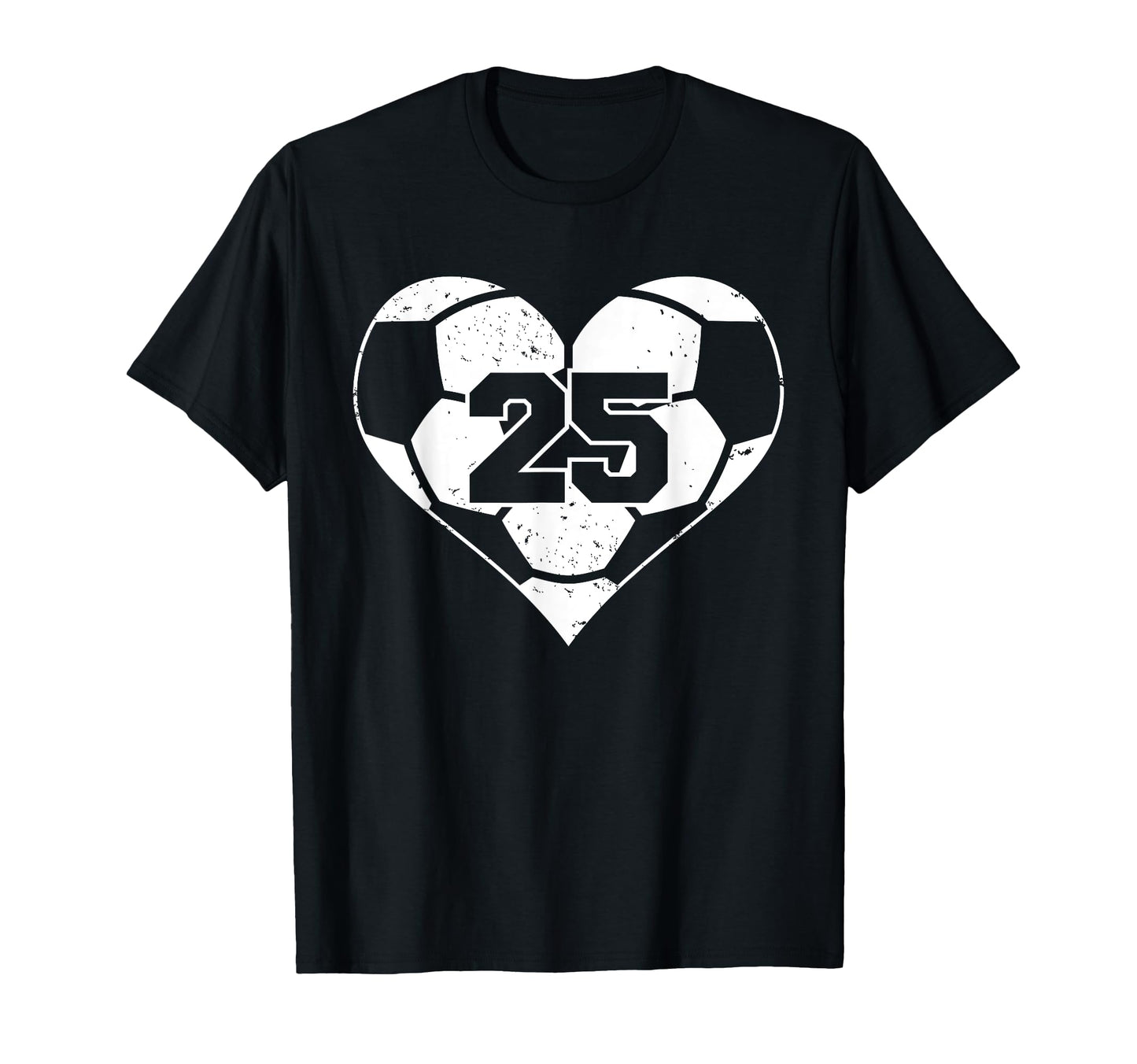 Soccer Number 25 Jersey Funny T-Shirt - Casual Everyday Wear for Adults - T-Shirt, Sweatshirt, Hoodie