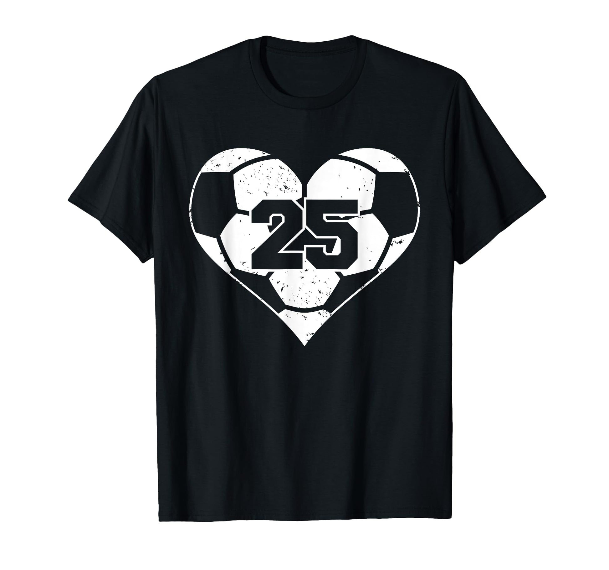 Soccer Number 25 Jersey Funny T-Shirt - Casual Everyday Wear for Adults - T-Shirt, Sweatshirt, Hoodie