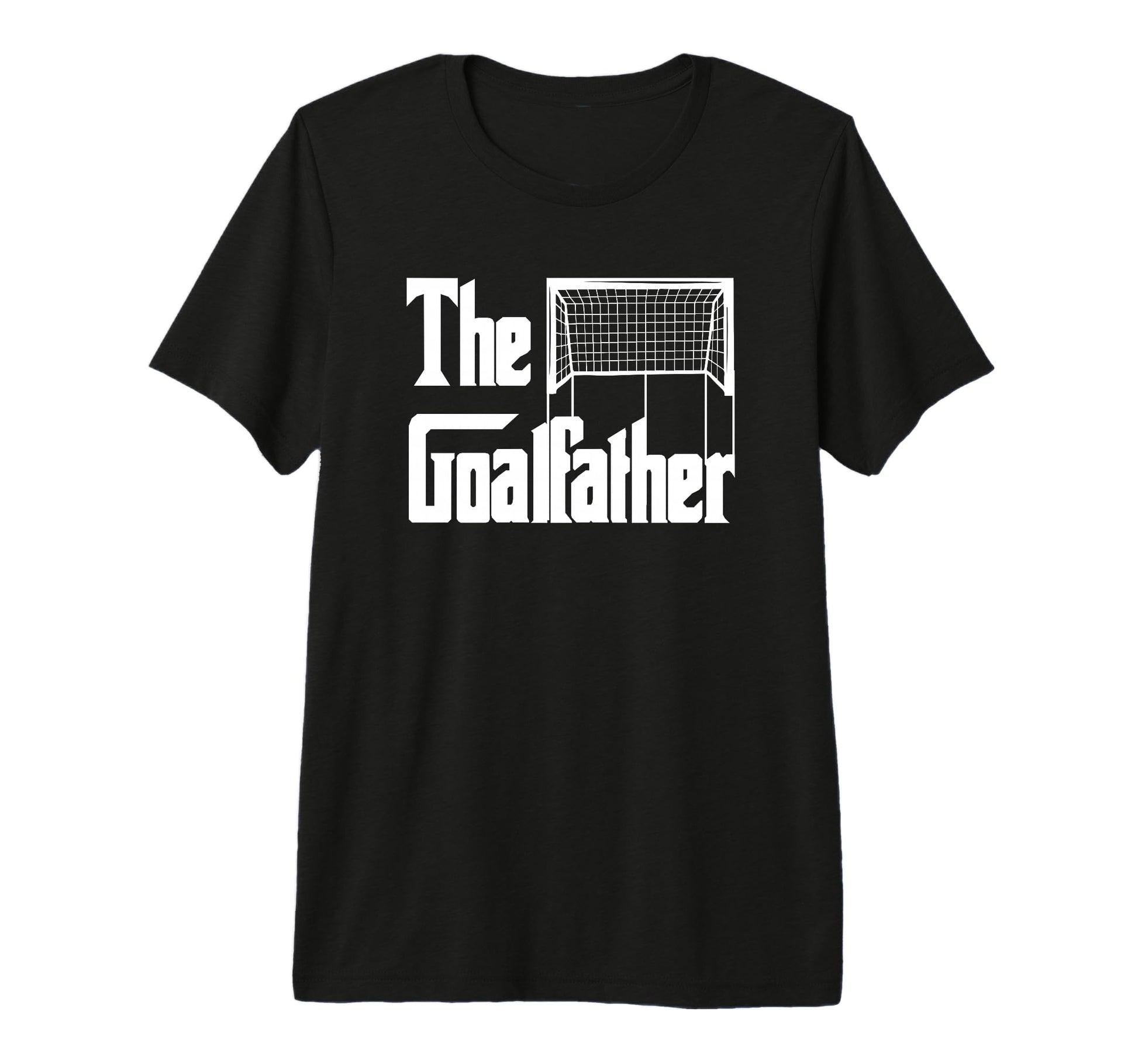 Goalfather Dad Soccer Goalkeeper T-Shirt - Minimalist Print for Adults - T-Shirt, Sweatshirt, Hoodie
