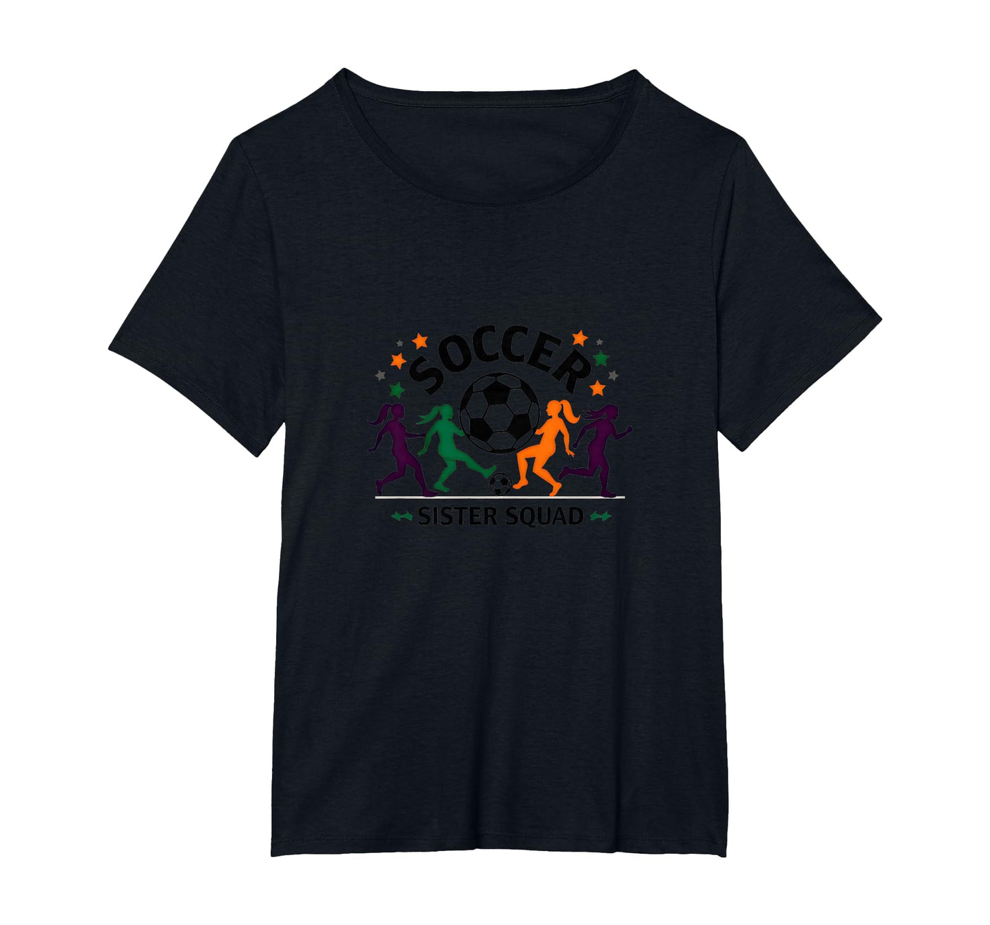 Soccer Sister Squad Team Spirit Sporty T-Shirt - Unique Graphic Unisex - T-Shirt, Sweatshirt, Hoodie