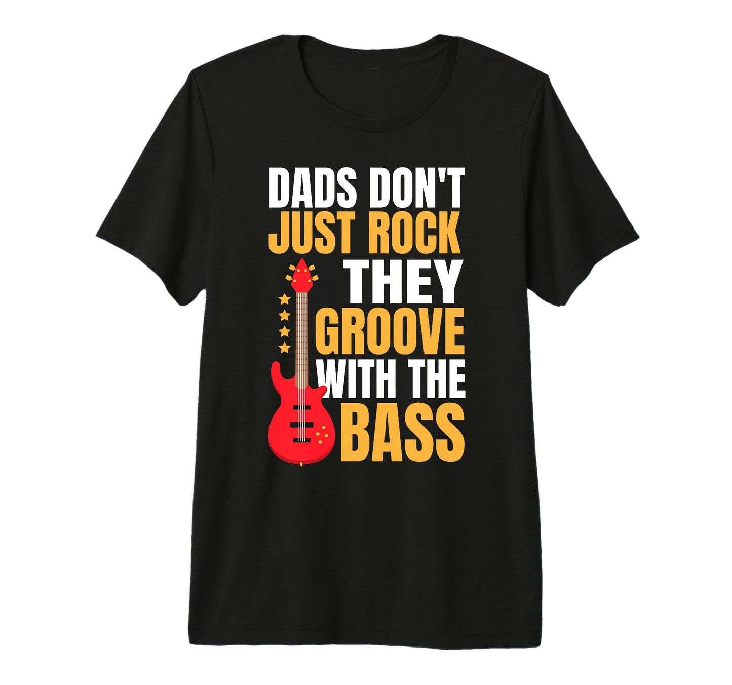 Funny Bassist Dad Bass Guitar T-Shirt - Minimalist Print for Adults - T-Shirt, Sweatshirt, Hoodie