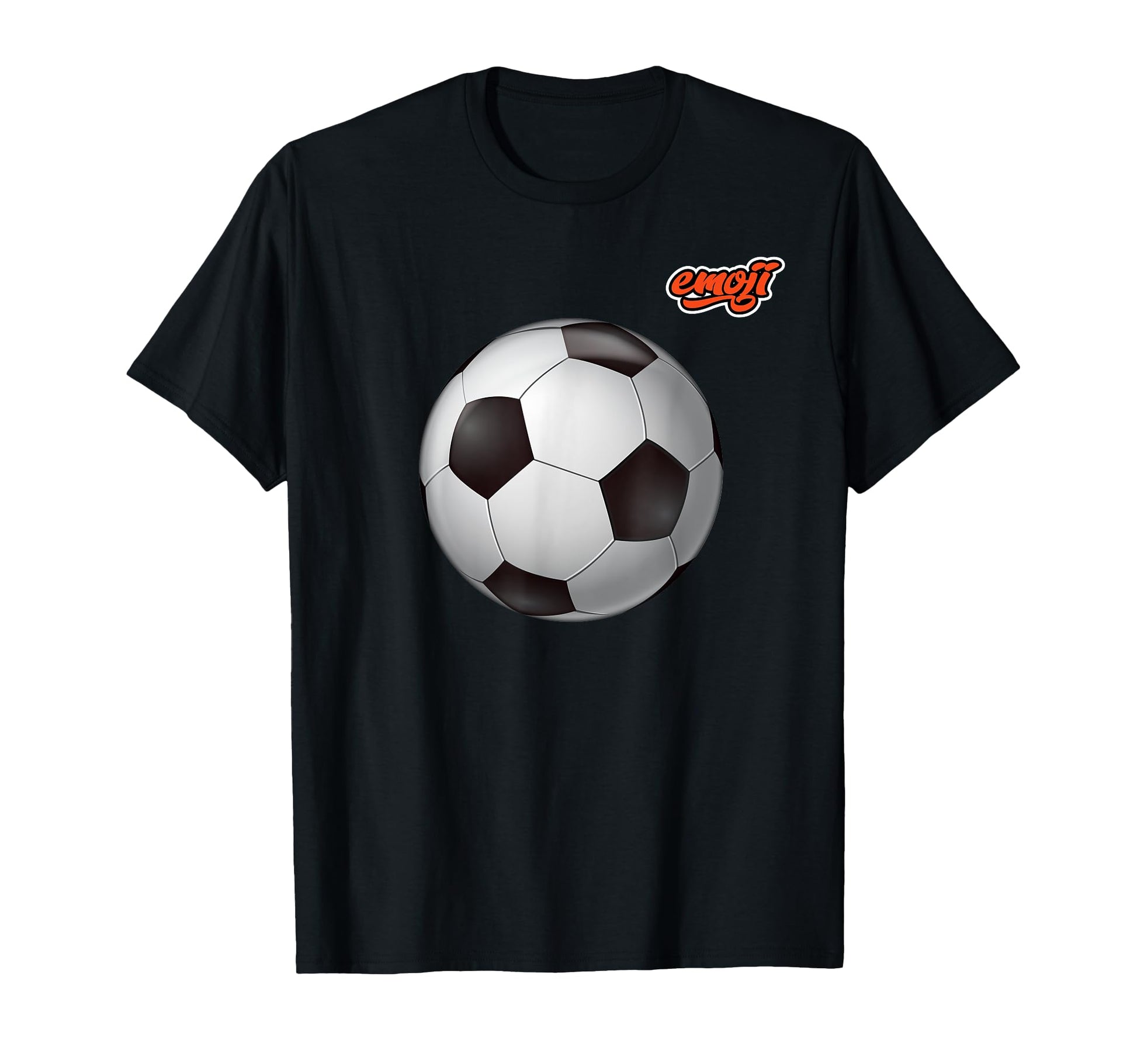 Soccer Ball Glossy T-Shirt - Graphic Print Unisex - T-Shirt, Sweatshirt, Hoodie