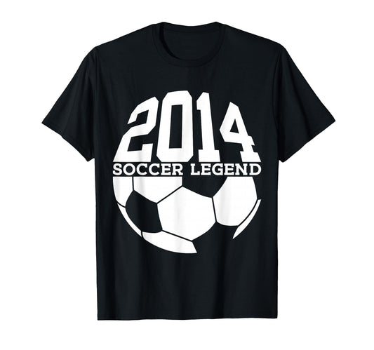 2014 12Th Birthday Soccer Legend T-Shirt - Minimalist Print Unisex - T-Shirt, Sweatshirt, Hoodie