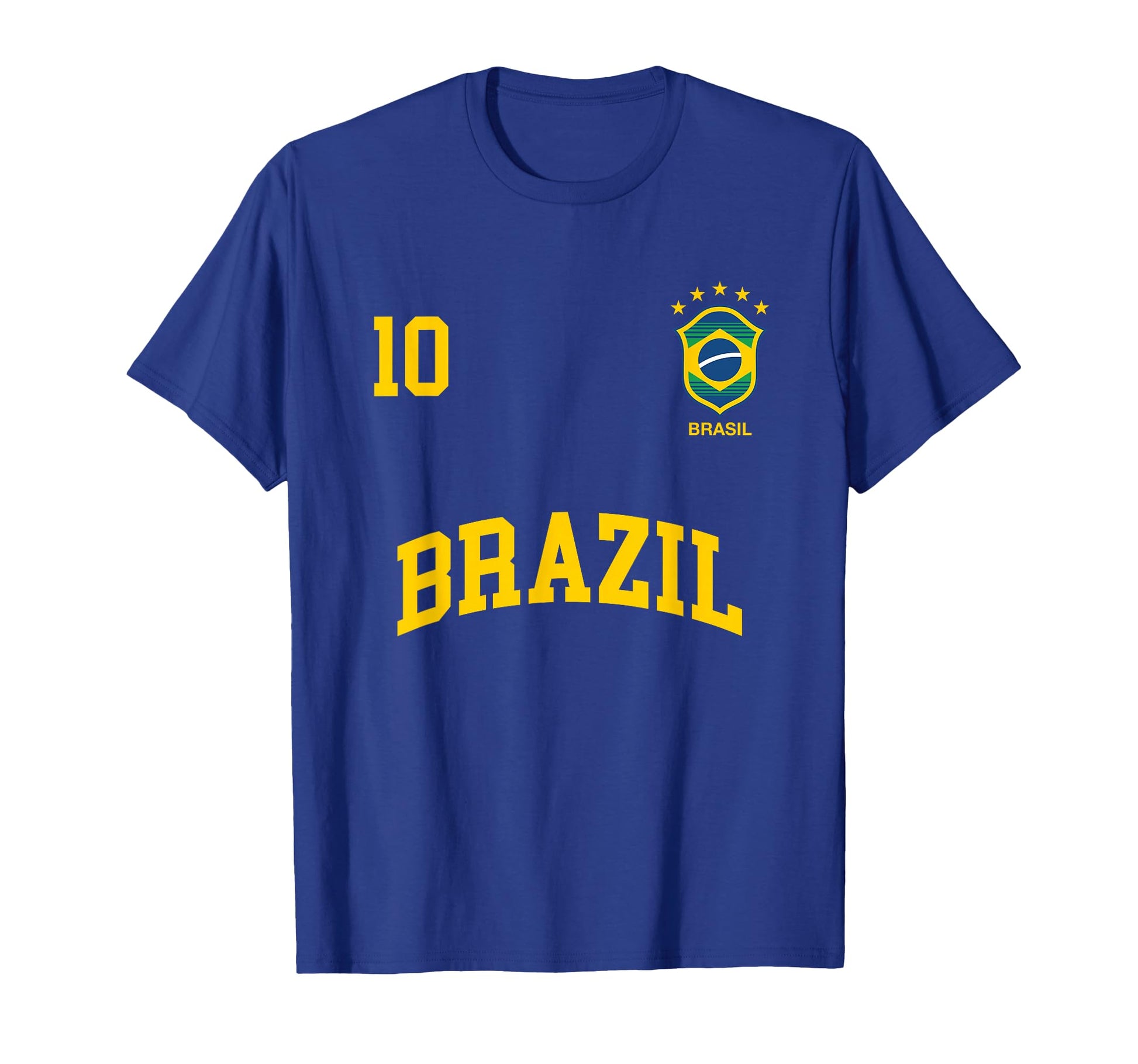 Brazil Number 10 Brazilian T-Shirt - Casual Everyday Wear for Adults - T-Shirt, Sweatshirt, Hoodie