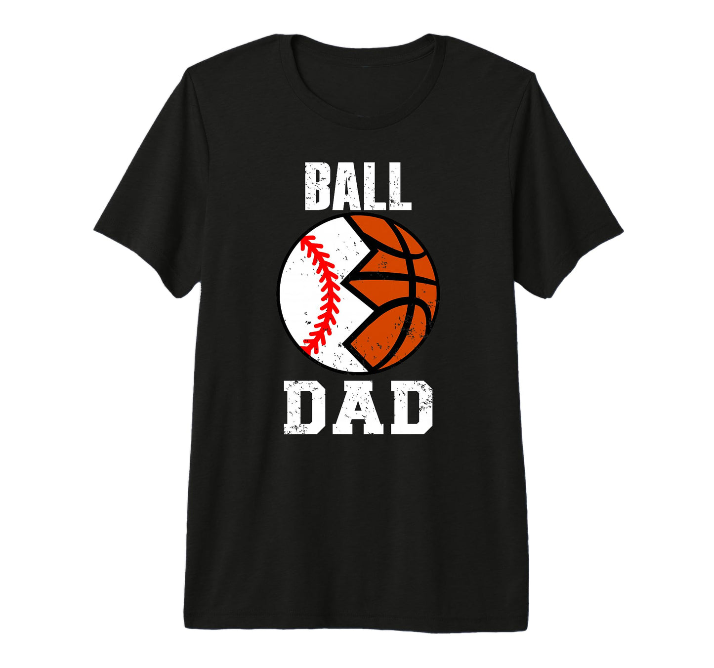 Mens Ball Dad Funny Baseball T-Shirt - Streetwear Style Men Women - T-Shirt, Sweatshirt, Hoodie