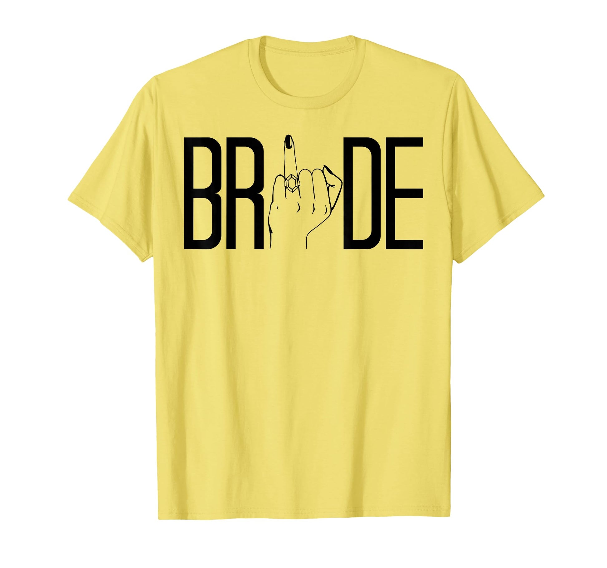 Bride Ring Finger Wedding Bridal T-Shirt - Trendy Graphic Unisex - T-Shirt, Sweatshirt, Hoodie