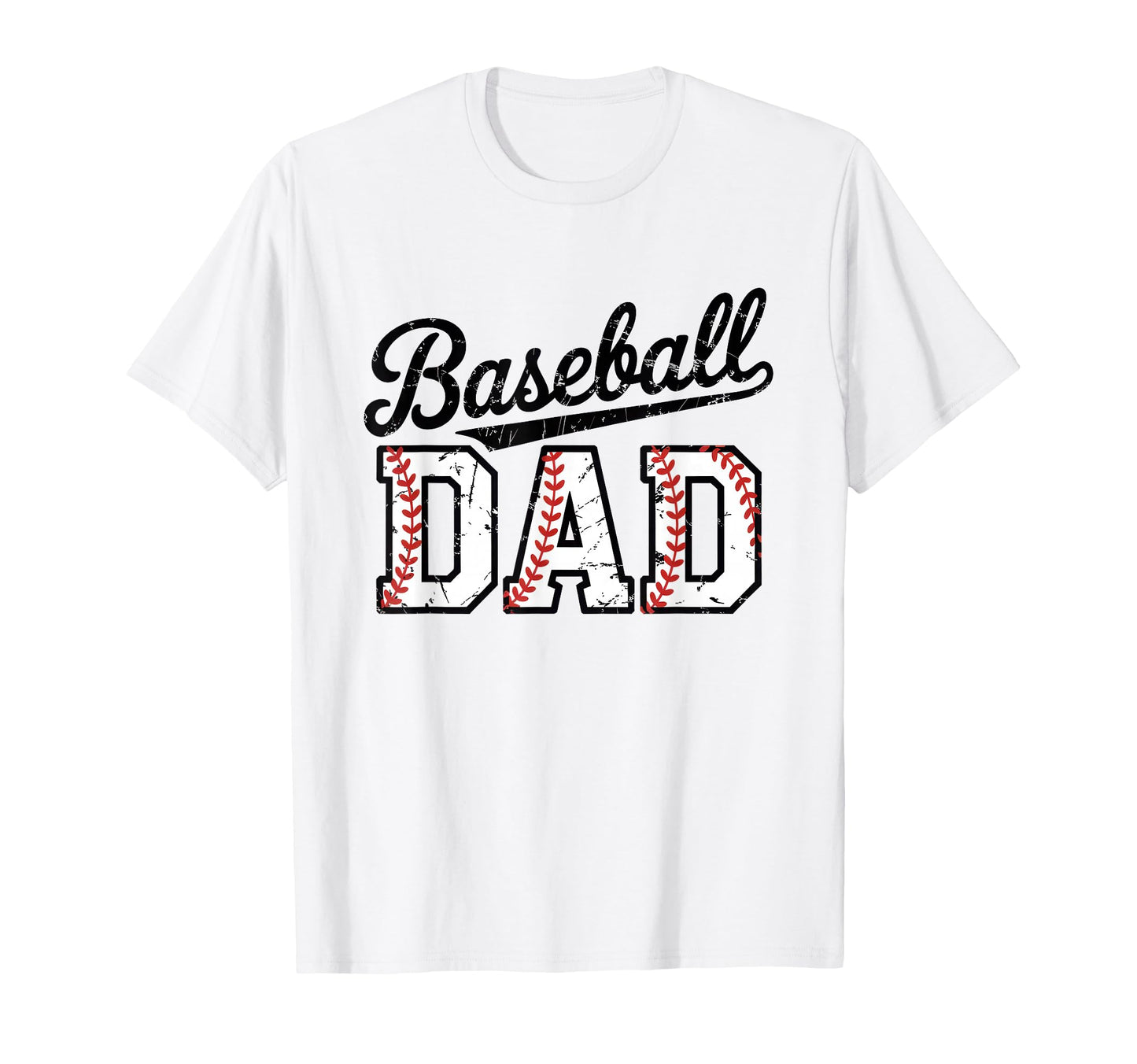 Baseball Dad Sports Lettering Baseball T-Shirt - Novelty Apparel for Adults - T-Shirt, Sweatshirt, Hoodie