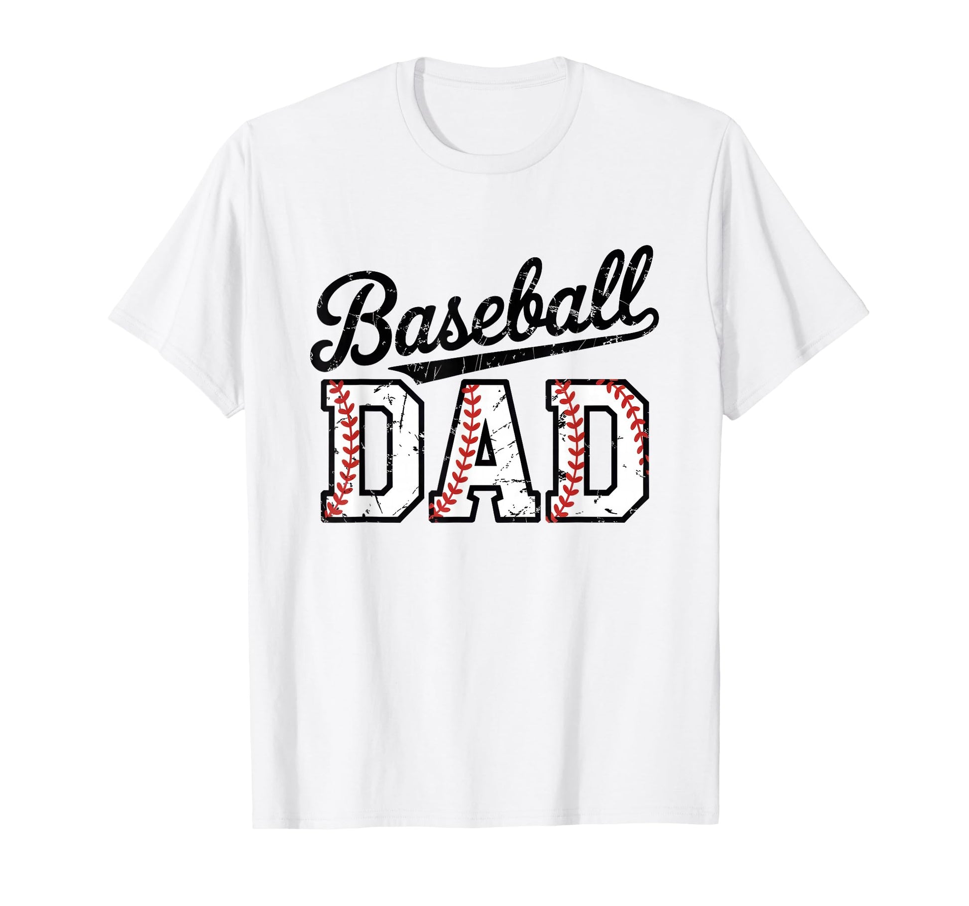Baseball Dad Sports Lettering Baseball T-Shirt - Novelty Apparel for Adults - T-Shirt, Sweatshirt, Hoodie