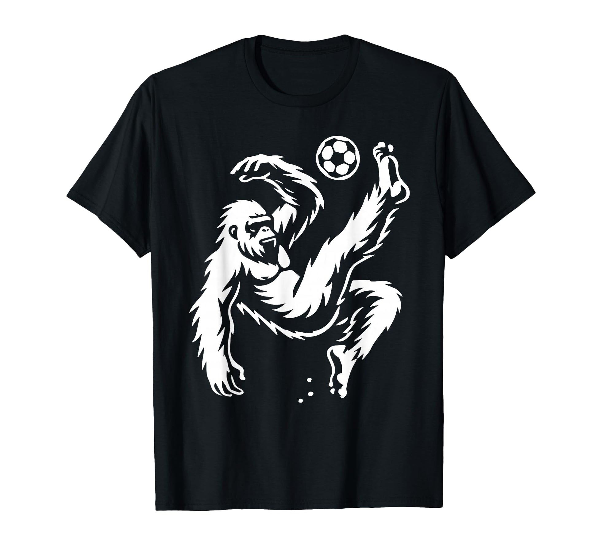 Funny Bigfoot Playing Soccer T-Shirt - Custom Art Print Men Women - T-Shirt, Sweatshirt, Hoodie
