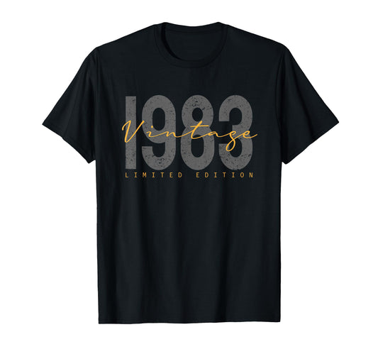 42 Years Old 1983 42Nd Birthday T-Shirt - Aesthetic Graphic for Adults - T-Shirt, Sweatshirt, Hoodie