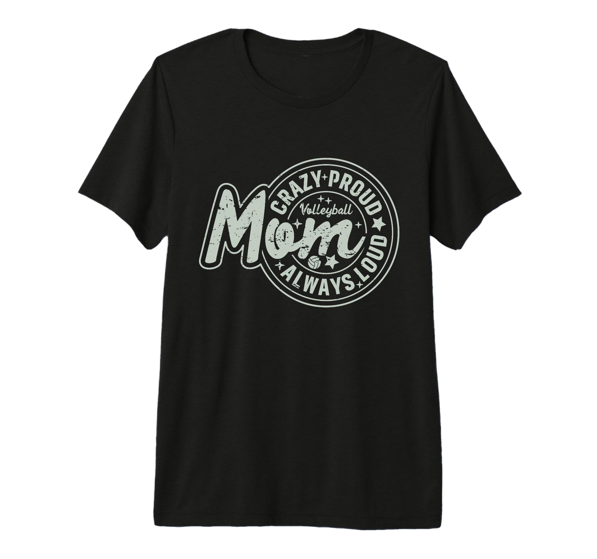 Volleyball Mom Coach Busy Raising T-Shirt - Custom Art Print Unisex - T-Shirt, Sweatshirt, Hoodie