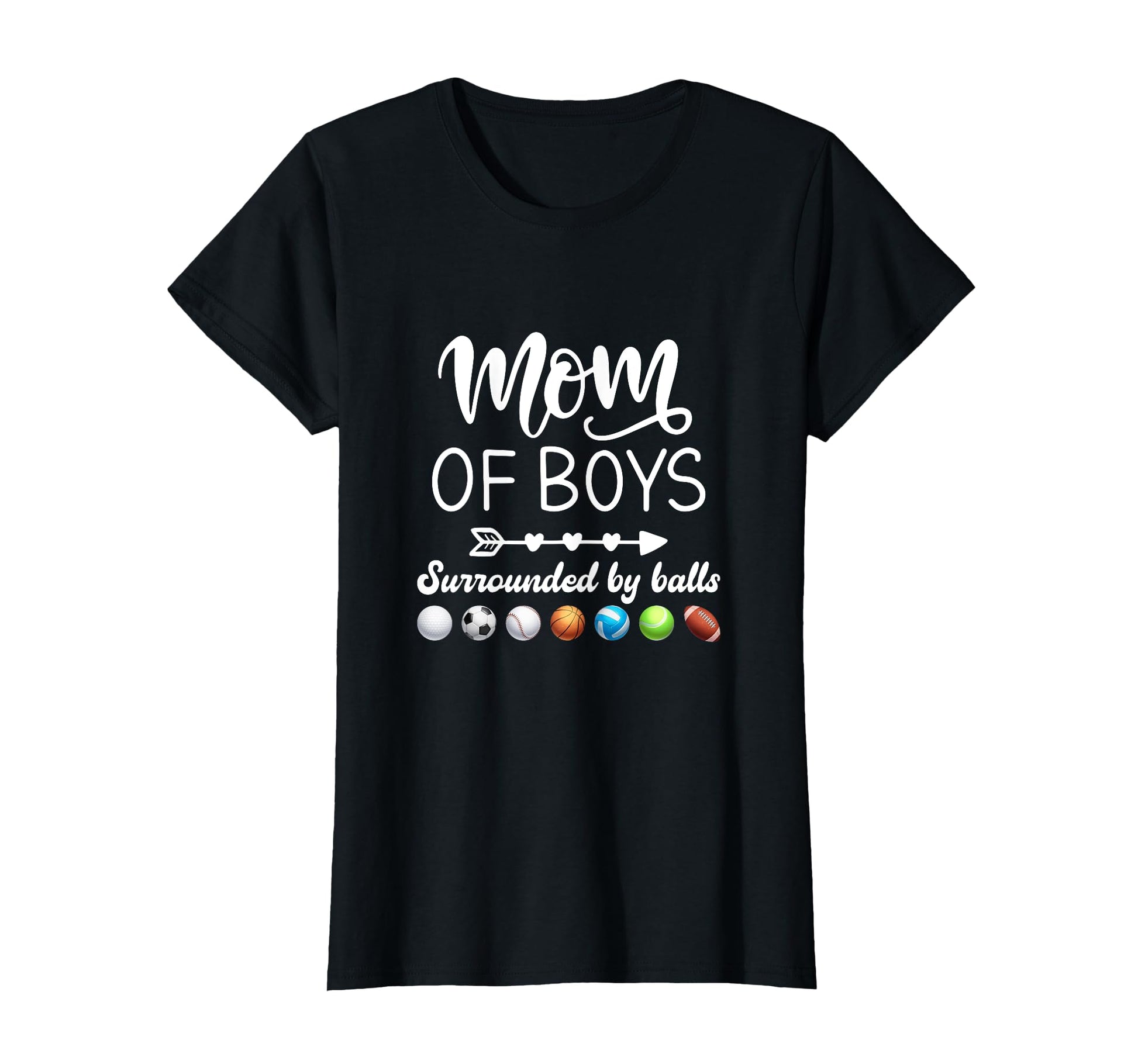 Mom Surrounded Balls Soccer Basketball T-Shirt - Streetwear Style Unisex - T-Shirt, Sweatshirt, Hoodie