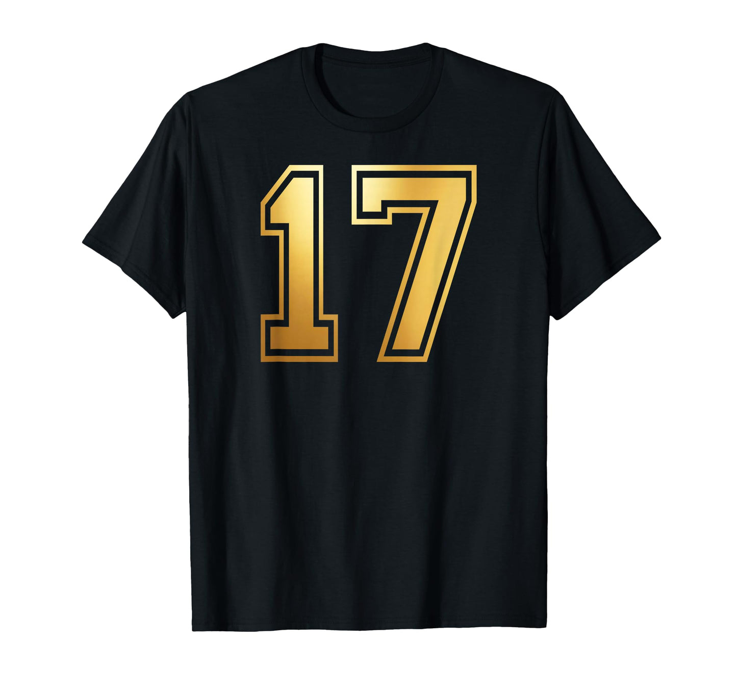 17 Number Seventeen Team Sports T-Shirt - Casual Everyday Wear Unisex - T-Shirt, Sweatshirt, Hoodie